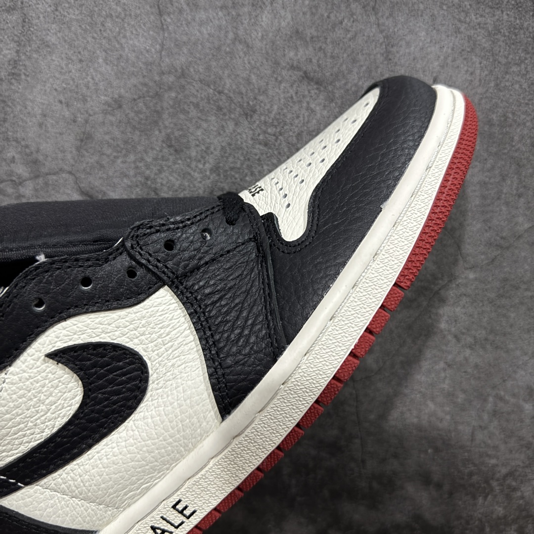 图片[6]-【外贸专供版本】Air Jordan AJ1 High 高帮禁止转卖黑红 861428-106 外贸大厂出品 原楦原纸板开发 全鞋电脑针车 原厂内置全掌气垫 原盒原标 免检产品 全头层皮料 完美零毛边处理 尺码：36 36.5 37.5 38 38.5 39 40 40.5 41 42 42.5 43 44 44.5 45 46 47.5-选品中心