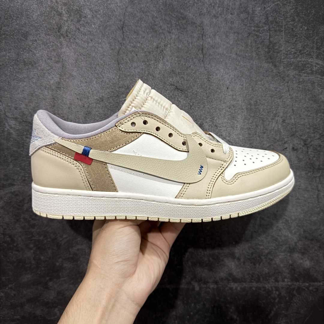 【外贸专供版本】Air Jordan AJ1 Low x Off White OW 低帮 米色 CZ0790-102 外贸大厂出品 原楦原纸板开发 全鞋电脑针车 原厂内置全掌气垫 原盒原标 免检产品 全头层皮料 完美零毛边处理 尺码:36 36.5 37.5 38 38.5 39 40 40.5 41 42 42.5 43 44 44.5 45 46 47.5-选品中心