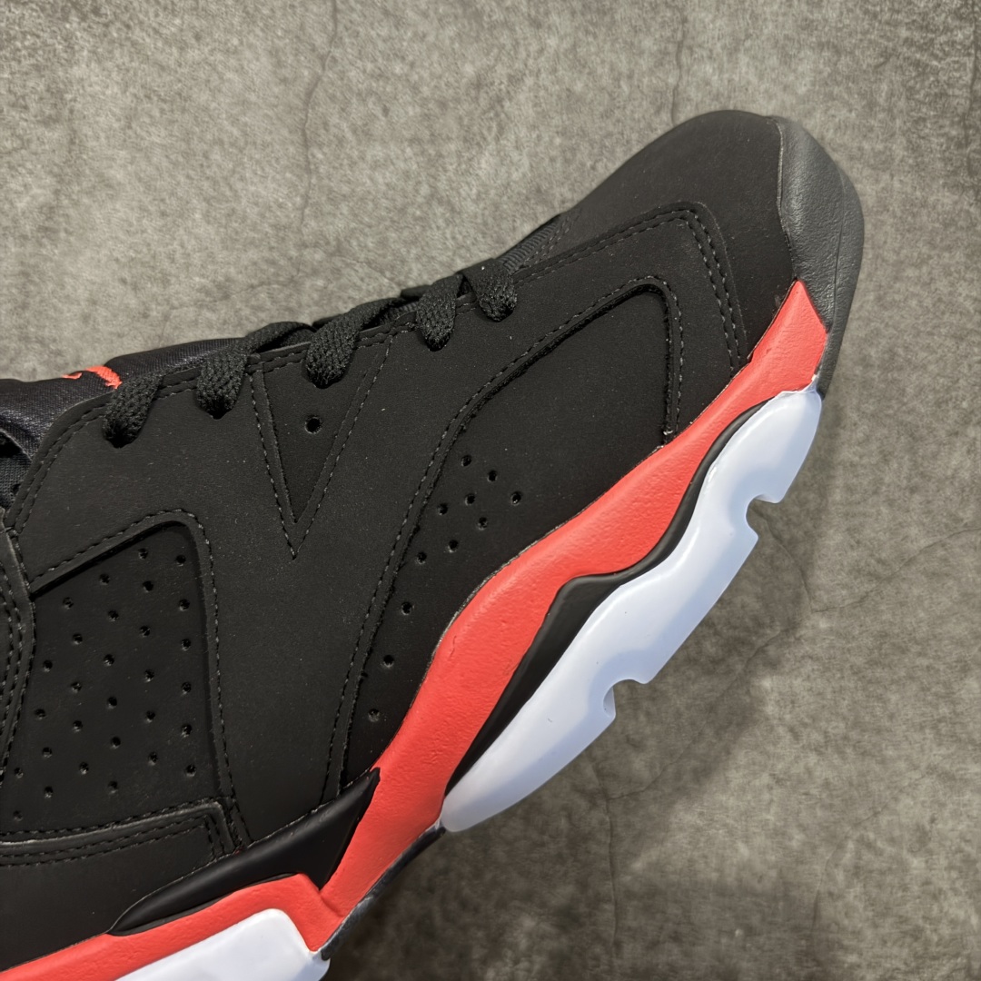 图片[6]-【原厂版本】Air Jordan AJ6 Retro 反转红外线2026复刻黑红 CT8529-001 耗时半年巨作 全套原纸板楦头开发 确保原汁原味 完美呈现六代版型 一比一鞋头弧度高度鞋身弧度 数据细节工艺流程均保持一致 定制优质皮料 完美鞋型匹配公司货 正确TPU鞋舌锁扣 最新原厂底模 大底卡色咬花完美 鞋柜必备鞋款 终端现货供应 尺码：40 40.5 41 42 42.5 43 44 44.5 45 46 47.5-选品中心