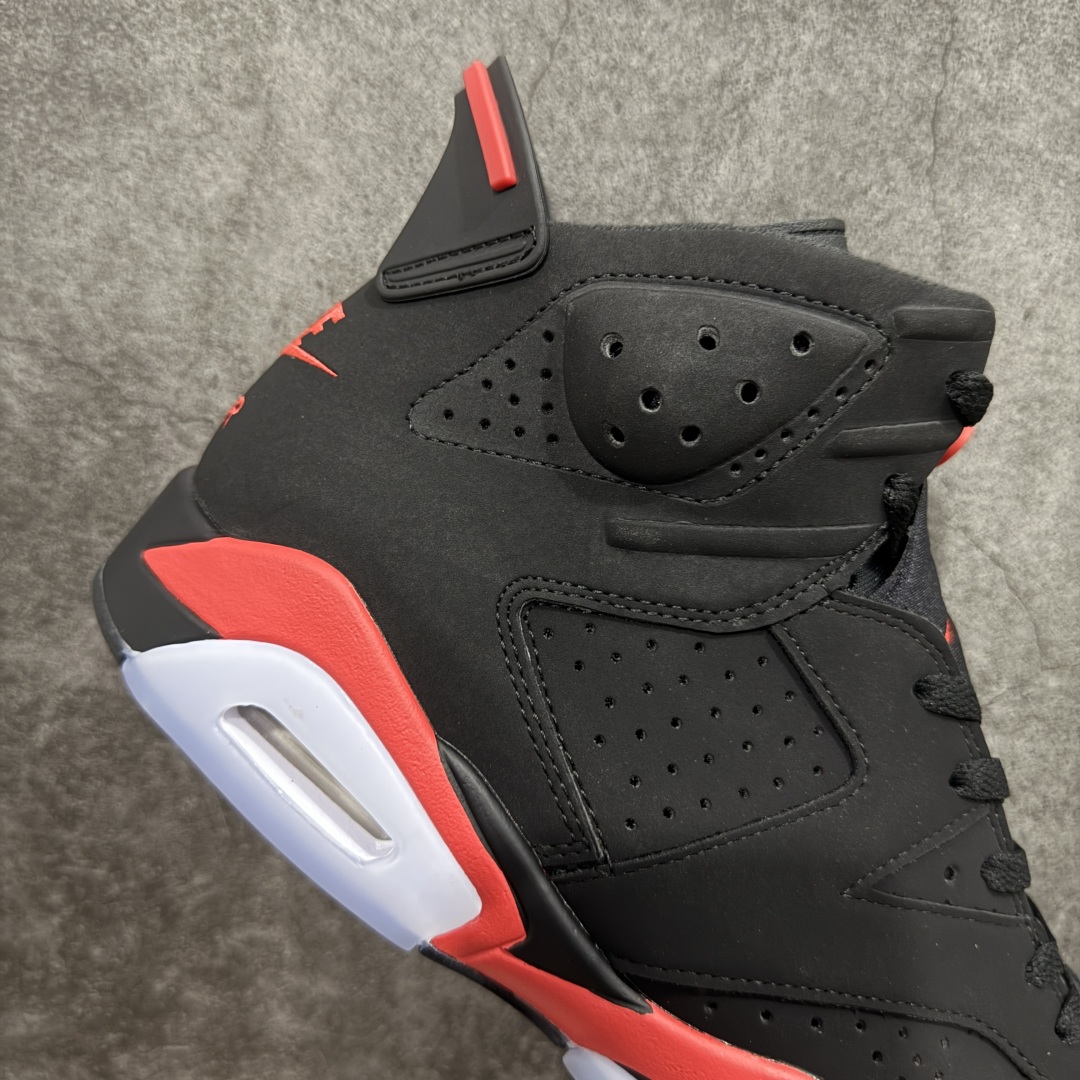 图片[7]-【原厂版本】Air Jordan AJ6 Retro 反转红外线2026复刻黑红 CT8529-001 耗时半年巨作 全套原纸板楦头开发 确保原汁原味 完美呈现六代版型 一比一鞋头弧度高度鞋身弧度 数据细节工艺流程均保持一致 定制优质皮料 完美鞋型匹配公司货 正确TPU鞋舌锁扣 最新原厂底模 大底卡色咬花完美 鞋柜必备鞋款 终端现货供应 尺码：40 40.5 41 42 42.5 43 44 44.5 45 46 47.5-选品中心