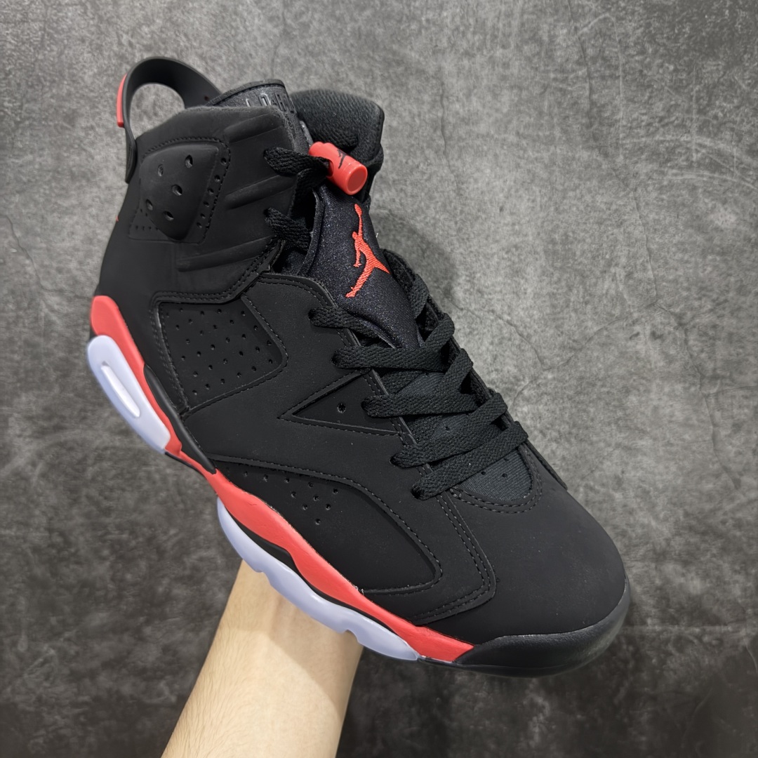 图片[3]-【原厂版本】Air Jordan AJ6 Retro 反转红外线2026复刻黑红 CT8529-001 耗时半年巨作 全套原纸板楦头开发 确保原汁原味 完美呈现六代版型 一比一鞋头弧度高度鞋身弧度 数据细节工艺流程均保持一致 定制优质皮料 完美鞋型匹配公司货 正确TPU鞋舌锁扣 最新原厂底模 大底卡色咬花完美 鞋柜必备鞋款 终端现货供应 尺码：40 40.5 41 42 42.5 43 44 44.5 45 46 47.5-选品中心