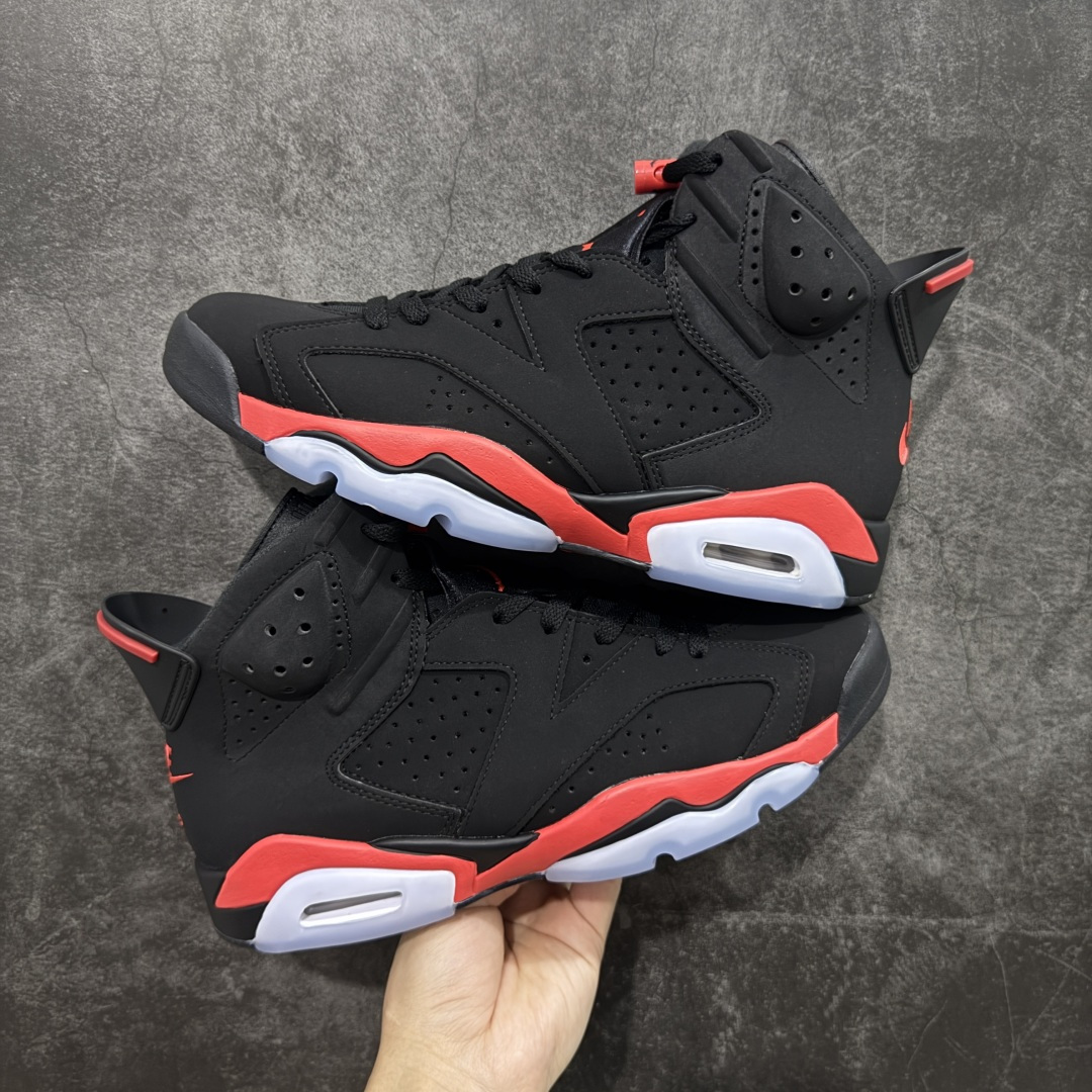 【纯原】Air Jordan AJ6 Retro 反转红外线2026复刻黑红 CT8529-001 耗时