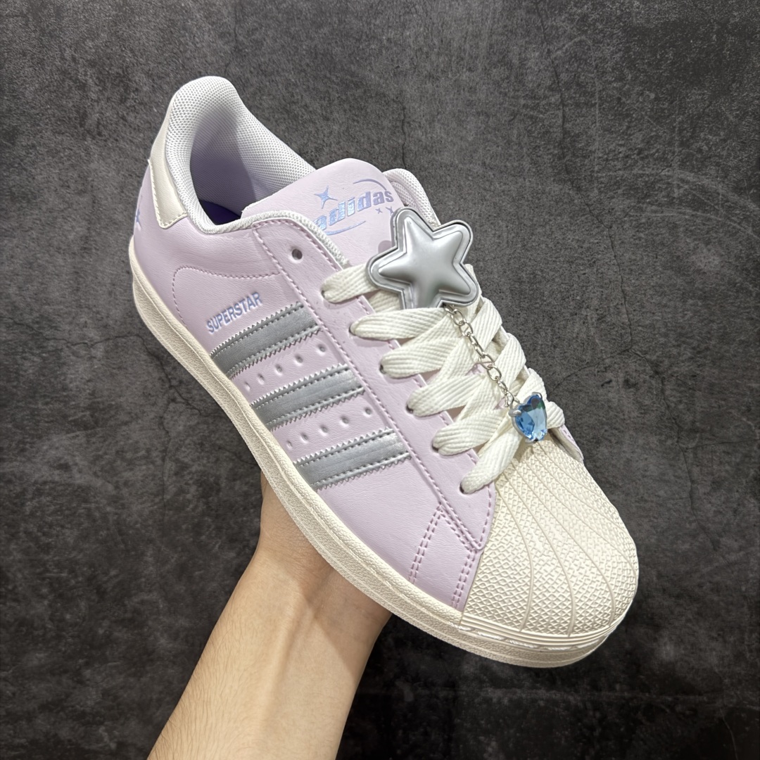 图片[3]-【正确版】Adidas Originals Superstar 2025全新版本 贝壳头官方同步 渠道正品订单 诠释市场最高工艺水平 贝壳头经典小白板鞋 专柜上架同步配色 全鞋进口头层皮料打造。区别市面普通真标版本，进出专柜无压力 货号：JQ8776 尺码：35-44-选品中心