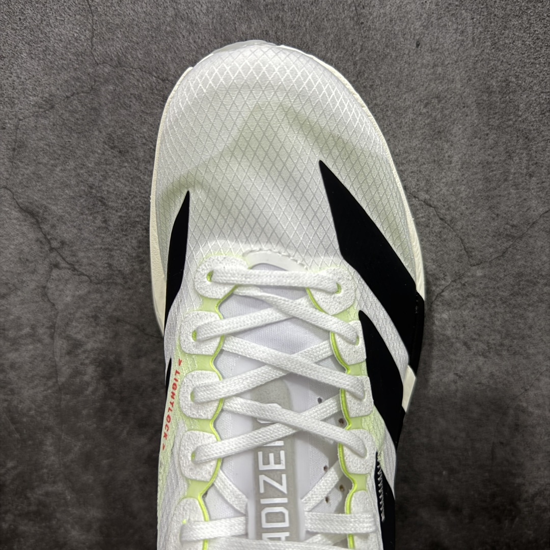 图片[5]-【NO.1纯原】Adidas Adizero Adios Pro 4 M竞训跑步鞋 首发配色 JR1094 市场独一档品质 区别所有版本 原鞋购入开发数月 原材料 原档案打造 细节版型一比一 独立双层组合底私模. 搭配ENERGYRODS 2.0真碳柱，每一步都动力满满 鞋面用的是Lightlock技术，轻透又贴合，就像给脚定制的一样。 中底是全掌Lightstrike Pro泡棉，软弹感超绝 真正一比一还原真实脚感💪🏻 女鞋货号JR1163.男鞋货号JR1094. 尺码：36 36.5 37 38 38.5 39 40 40.5 41 42 42.5 43 44 44.5 45 46-选品中心