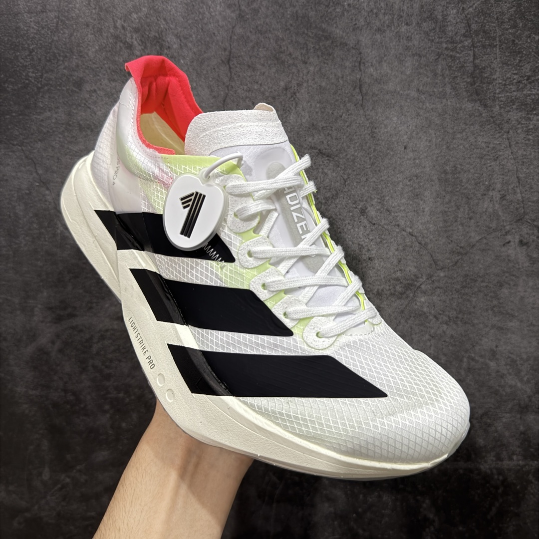 图片[3]-【NO.1纯原】Adidas Adizero Adios Pro 4 M竞训跑步鞋 首发配色 JR1094 市场独一档品质 区别所有版本 原鞋购入开发数月 原材料 原档案打造 细节版型一比一 独立双层组合底私模. 搭配ENERGYRODS 2.0真碳柱，每一步都动力满满 鞋面用的是Lightlock技术，轻透又贴合，就像给脚定制的一样。 中底是全掌Lightstrike Pro泡棉，软弹感超绝 真正一比一还原真实脚感💪🏻 女鞋货号JR1163.男鞋货号JR1094. 尺码：36 36.5 37 38 38.5 39 40 40.5 41 42 42.5 43 44 44.5 45 46-选品中心