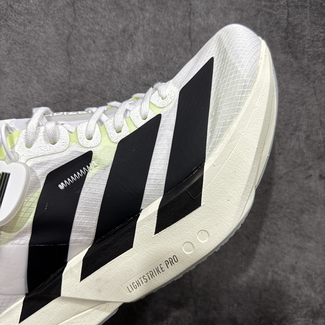 图片[6]-【NO.1纯原】Adidas Adizero Adios Pro 4 M竞训跑步鞋 首发配色 JR1094 市场独一档品质 区别所有版本 原鞋购入开发数月 原材料 原档案打造 细节版型一比一 独立双层组合底私模. 搭配ENERGYRODS 2.0真碳柱，每一步都动力满满 鞋面用的是Lightlock技术，轻透又贴合，就像给脚定制的一样。 中底是全掌Lightstrike Pro泡棉，软弹感超绝 真正一比一还原真实脚感💪🏻 女鞋货号JR1163.男鞋货号JR1094. 尺码：36 36.5 37 38 38.5 39 40 40.5 41 42 42.5 43 44 44.5 45 46-选品中心