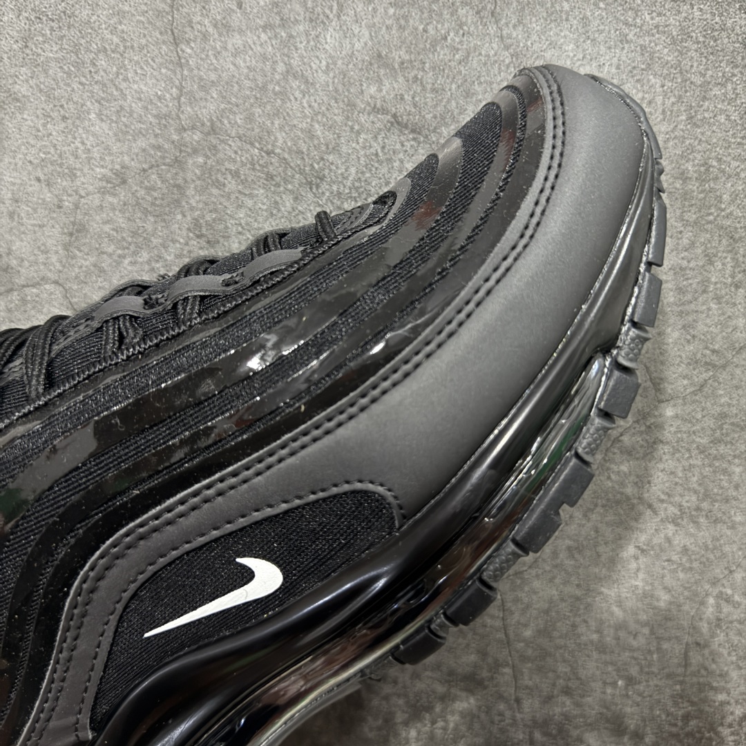 图片[6]-【纯原版】NK Air Max 97 OG 复古运动跑步鞋 黑色 FJ2588-200 原装批次子弹 拆解原鞋开发 打造全市场最强版本子弹 这里只对比原鞋原厂TPU反光材料 市场首家原模原气垫 拒绝套用公底原档案Swoosh电绣 卡色匹配原版 尺码：36 36.5 37.5 38 38.5 39 40 40.5 41 42 42.5 43 44 44.5 45-选品中心