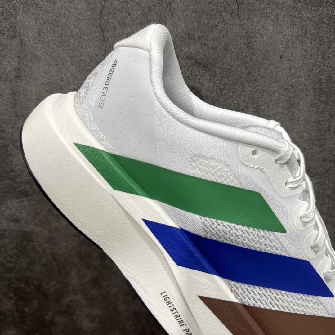 图片[7]-【PK版】AD Adizero Evo SL M 白蓝零度系列马拉松轻量竞速运动跑鞋 KI3393 原材料 内置碳板 原厂网纱潮流 超临界发泡大底 脚感软弹度与原版非常接近 细节目前市场最接近原版品质 尺码：36 36.5 37.5 38 38.5 39 40 40.5 41 42 42.5 43 44 44.5 45-选品中心