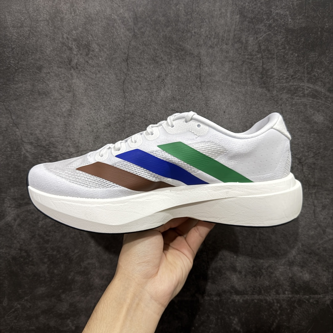 图片[2]-【PK版】AD Adizero Evo SL M 白蓝零度系列马拉松轻量竞速运动跑鞋 KI3393 原材料 内置碳板 原厂网纱潮流 超临界发泡大底 脚感软弹度与原版非常接近 细节目前市场最接近原版品质 尺码：36 36.5 37.5 38 38.5 39 40 40.5 41 42 42.5 43 44 44.5 45-选品中心