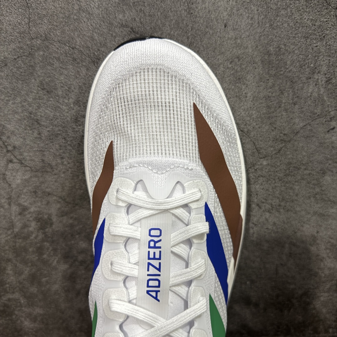 图片[5]-【PK版】AD Adizero Evo SL M 白蓝零度系列马拉松轻量竞速运动跑鞋 KI3393 原材料 内置碳板 原厂网纱潮流 超临界发泡大底 脚感软弹度与原版非常接近 细节目前市场最接近原版品质 尺码：36 36.5 37.5 38 38.5 39 40 40.5 41 42 42.5 43 44 44.5 45-选品中心