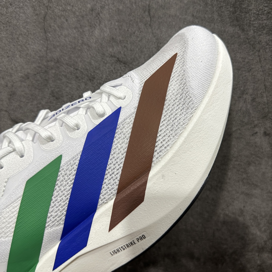 图片[6]-【PK版】AD Adizero Evo SL M 白蓝零度系列马拉松轻量竞速运动跑鞋 KI3393 原材料 内置碳板 原厂网纱潮流 超临界发泡大底 脚感软弹度与原版非常接近 细节目前市场最接近原版品质 尺码：36 36.5 37.5 38 38.5 39 40 40.5 41 42 42.5 43 44 44.5 45-选品中心