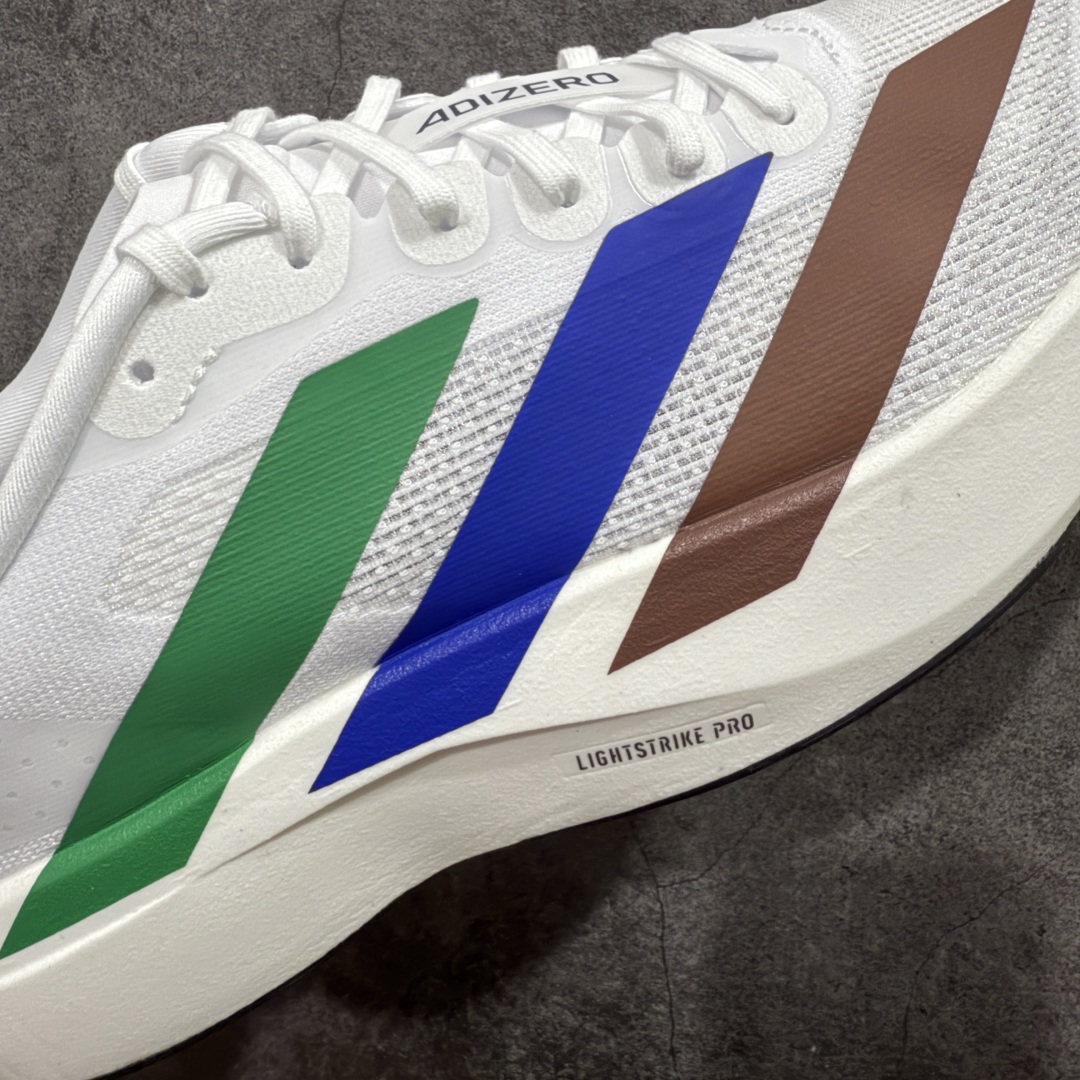 图片[4]-【PK版】AD Adizero Evo SL M 白蓝零度系列马拉松轻量竞速运动跑鞋 KI3393 原材料 内置碳板 原厂网纱潮流 超临界发泡大底 脚感软弹度与原版非常接近 细节目前市场最接近原版品质 尺码：36 36.5 37.5 38 38.5 39 40 40.5 41 42 42.5 43 44 44.5 45-选品中心