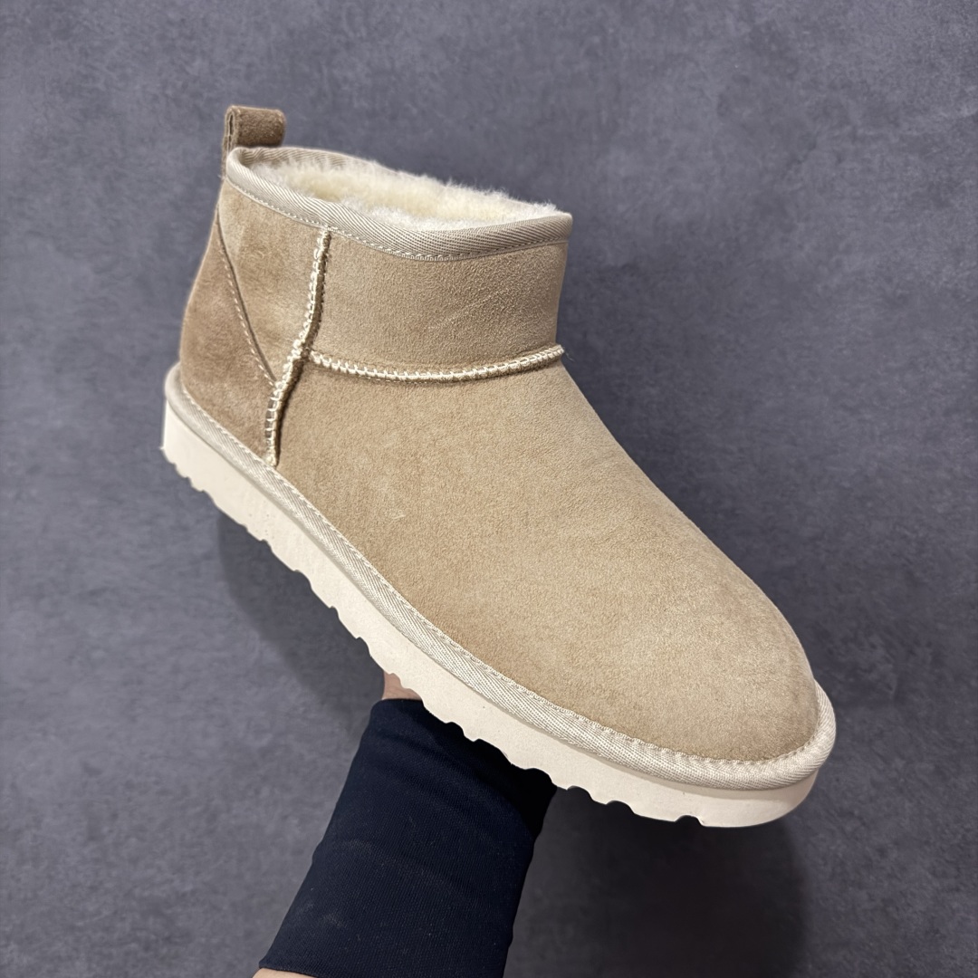 图片[3]-【莞产X1版本】 市面顶级版本 UGG Mini 6109薄底短筒 小红书爆款 广州外贸大厂生产 鞋头到鞋垫真羊皮毛一体 独立外盒包装 芯片 带防水工艺 区别市面任何版本 5cm厚底 独立原版开发大底 羊绒鞋垫 冬季保暖外出 家居都是很适合的选择 进年uug推出款式系列 局部偏向年轻消费者喜好 也走到时尚潮流穿搭的前沿 鞋身材质 防泼水涂层翻毛皮鞋面 17毫米UGGPURE™植入式羊毛内底 轻便防滑舒适橡胶外底 带有品牌LOGO商标 带全套包装 尺码： 35-44-选品中心