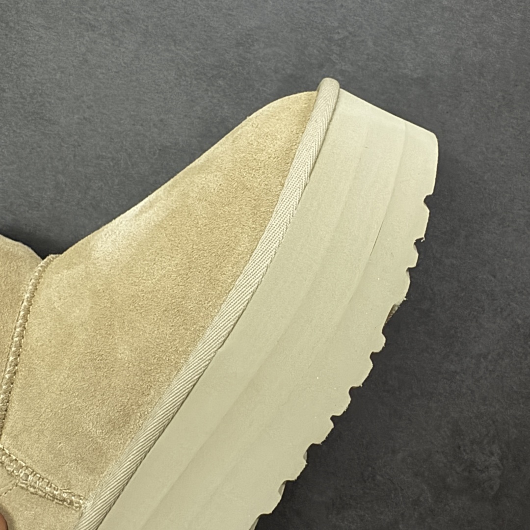 图片[5]-【莞产X1版本】 市面顶级版本 UGG Mini 4991厚底中筒5cm 小红书爆款 广州外贸大厂生产 鞋头到鞋垫真羊皮毛一体 独立外盒包装 芯片 带防水工艺 区别市面任何版本 5cm厚底 独立原版开发大底 羊绒鞋垫 冬季保暖外出 家居都是很适合的选择 进年uug推出款式系列 局部偏向年轻消费者喜好 也走到时尚潮流穿搭的前沿 鞋身材质 防泼水涂层翻毛皮鞋面 17毫米UGGPURE™植入式羊毛内底 轻便防滑舒适橡胶外底 带有品牌LOGO商标 带全套包装 尺码： 35 36 37 38 39 40-选品中心