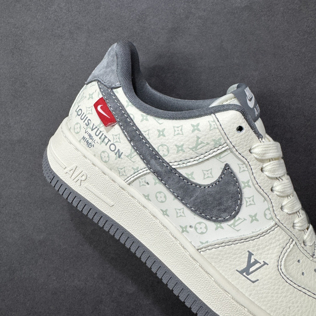 图片[6]-【定制版】Nike Air Force 1\’07 Low LV联名 印花米灰勾 空军一号低帮休闲板鞋  #原楦头原纸板 原装鞋盒 定制五金配件 内置全掌气垫 原厂鞋底 货号：MZ9588-816  尺码：36 36.5 37.5 38 38.5 39 40 40.5 41 42 42.5 43 44 44.5 45-选品中心