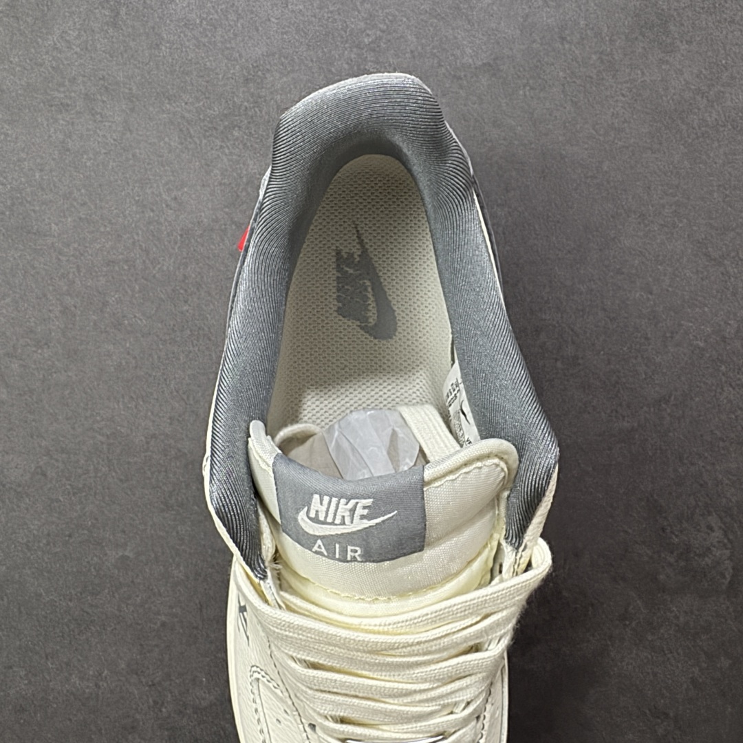图片[7]-【定制版】Nike Air Force 1\’07 Low LV联名 印花米灰勾 空军一号低帮休闲板鞋  #原楦头原纸板 原装鞋盒 定制五金配件 内置全掌气垫 原厂鞋底 货号：MZ9588-816  尺码：36 36.5 37.5 38 38.5 39 40 40.5 41 42 42.5 43 44 44.5 45-选品中心