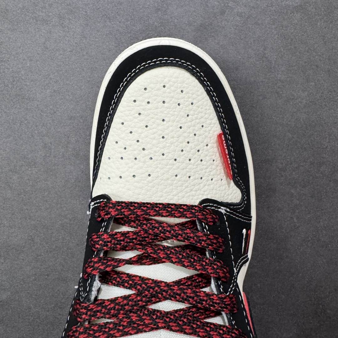 图片[8]-【定制版】Air Jordan 1 Low supreme 联名 高端定制 低帮复古篮球鞋  #定制鞋盒 大厂纯原品质出货 超高清洁度 皮料切割干净无任何毛边 细节完美 货号：QJ2025-002  尺码：36 36.5 37.5 38 38.5 39 40 40.5 41 42 42.5 43 44 44.5 45 编码：HXSB330340-选品中心