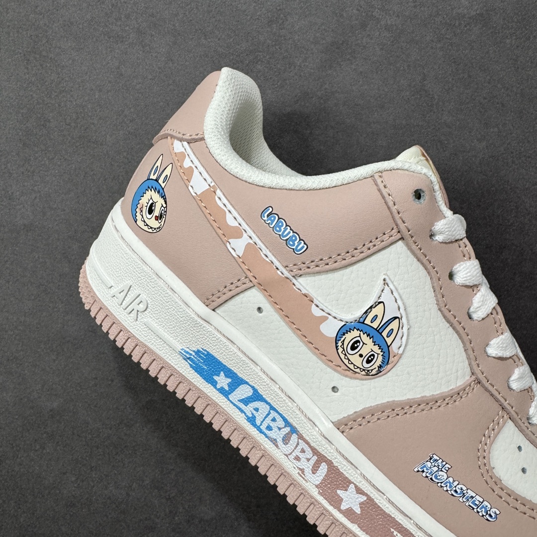 图片[6]-【定制版】Nike Air Force 1\’07 Low 粉色涂鸦拉布布 空军一号低帮休闲板鞋  #原楦头原纸板 原装鞋盒 定制五金配件 内置全掌气垫 原厂鞋底 货号：KJ5188-005  尺码：36-40 编码：HXSA310320-选品中心