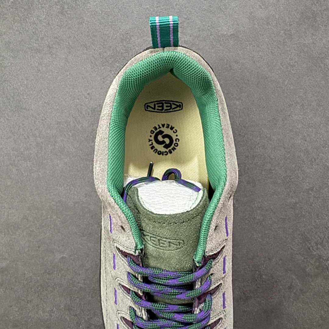 图片[7]-【升级版】美国户外品牌 科恩KEEN Jasper Rocks SP 防滑耐磨透气 低帮 户外功能鞋登山鞋 原楦型开发纸版 采用固色翻毛皮鞋面材质 内嵌高密度EVA发泡缓震脚垫 外置一体式包裹防滑防剐蹭耐磨橡胶大底 向经典的90年代致敬 山系神级鞋履 尺码：35-45-选品中心