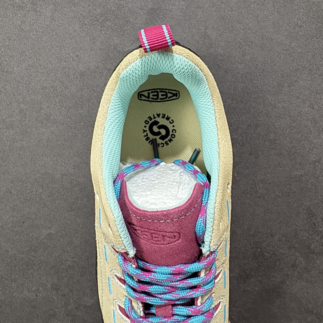 图片[7]-【升级版】美国户外品牌 科恩KEEN Jasper Rocks SP 防滑耐磨透气 低帮 户外功能鞋登山鞋 原楦型开发纸版 采用固色翻毛皮鞋面材质 内嵌高密度EVA发泡缓震脚垫 外置一体式包裹防滑防剐蹭耐磨橡胶大底 向经典的90年代致敬 山系神级鞋履 尺码：35-45-选品中心