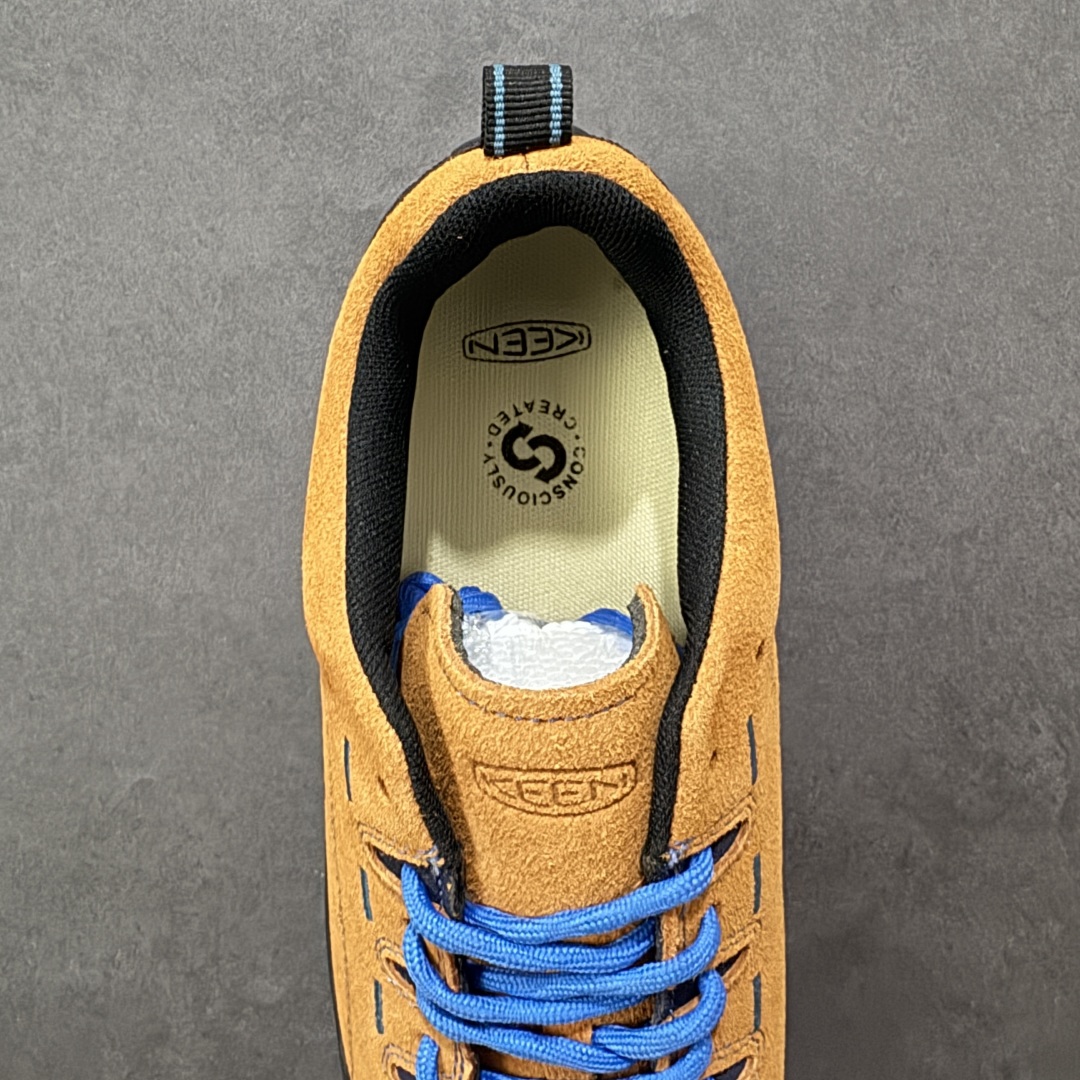 图片[7]-【升级版】美国户外品牌 科恩KEEN Jasper Rocks SP 防滑耐磨透气 低帮 户外功能鞋登山鞋 原楦型开发纸版 采用固色翻毛皮鞋面材质 内嵌高密度EVA发泡缓震脚垫 外置一体式包裹防滑防剐蹭耐磨橡胶大底 向经典的90年代致敬 山系神级鞋履 尺码：35-45-选品中心