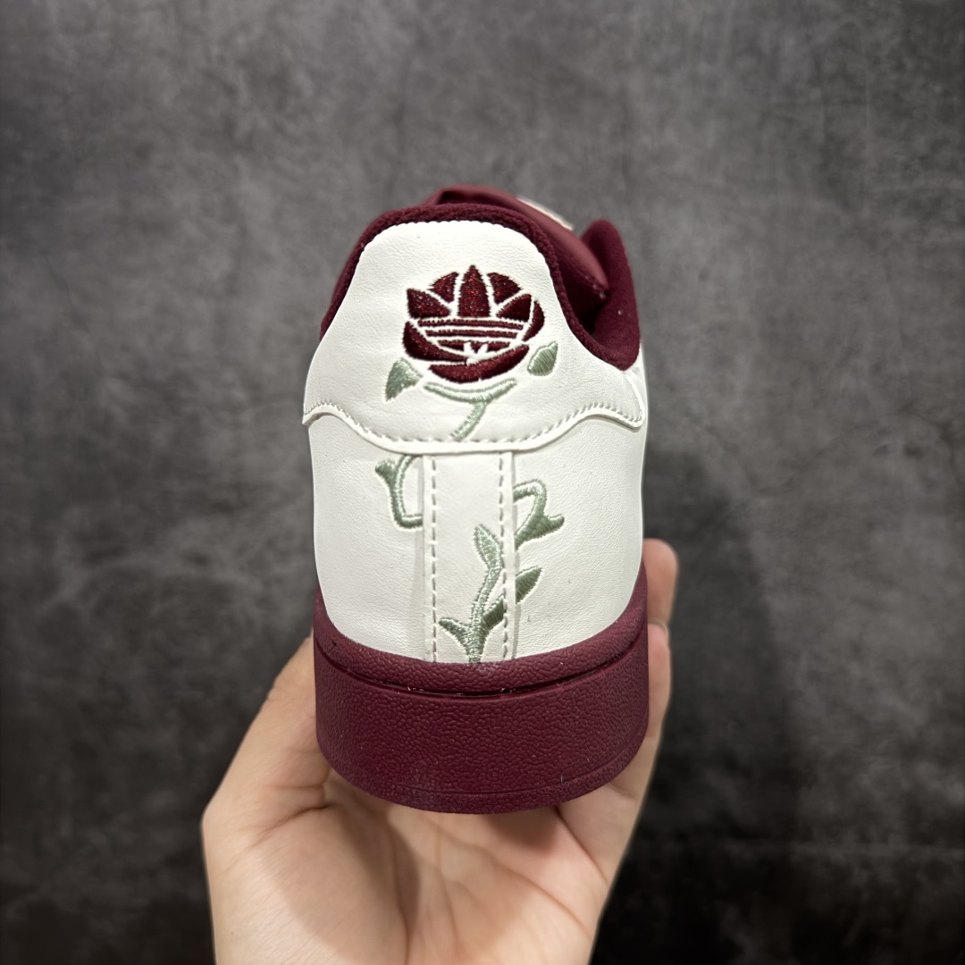 图片[4]-【H1纯原】阿迪达斯/三叶草Adidas Originals Superstar II 经典贝壳头系列低帮百搭休闲运动板鞋“皮革米白酒红”KJ6981 男女鞋真标半码制 升级原楦原纸版开发 采用牛剖革鞋面材质。2020改良全包围鞋垫 正确2020版鞋底模具及扇贝头盖片❗ 尺码：35⅔ 36 36⅔ 37⅓ 38 38⅔ 39⅓ 40 40⅔ 41⅓ 42 42⅔ 43⅓ 44 44⅔ 45-选品中心