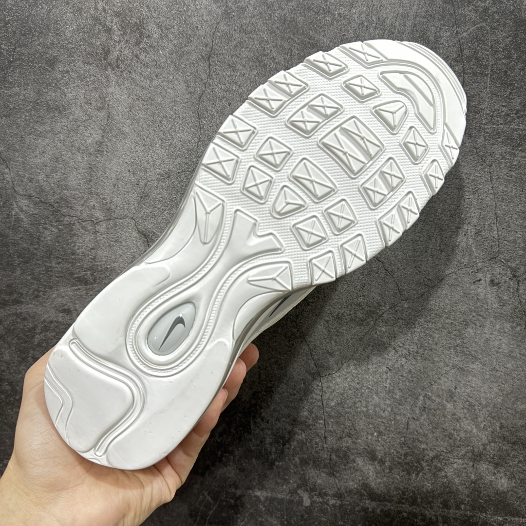图片[9]-【纯原版】NK Air Max 97 OG 复古运动跑步鞋 白色白猫 FJ2588-100 原装批次子弹 拆解原鞋开发 打造全市场最强版本子弹 这里只对比原鞋原厂TPU反光材料 市场首家原模原气垫 拒绝套用公底原档案Swoosh电绣 卡色匹配原版 尺码：39 40 40.5 41 42 42.5 43 44 44.5 45-选品中心