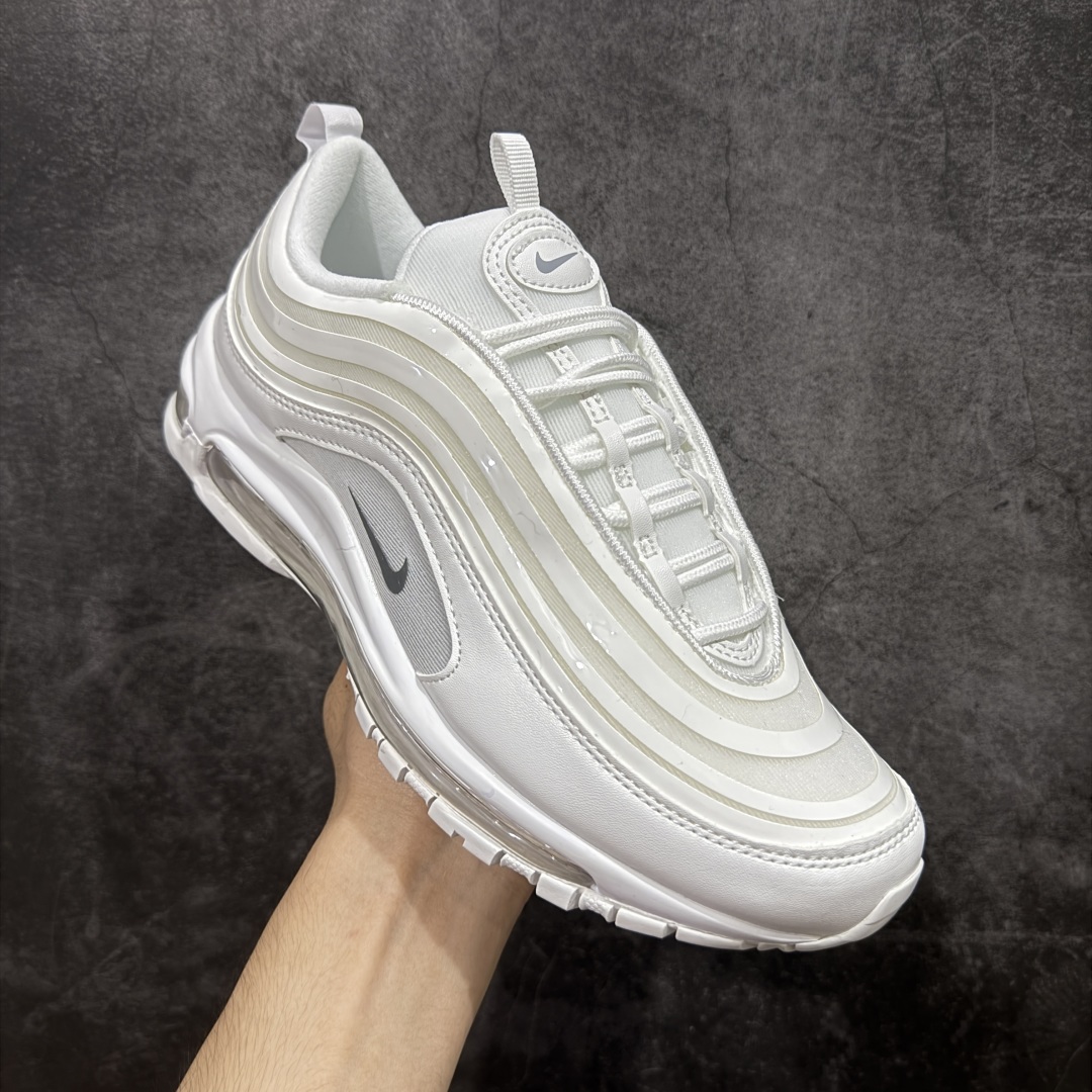 图片[3]-【纯原版】NK Air Max 97 OG 复古运动跑步鞋 白色白猫 FJ2588-100 原装批次子弹 拆解原鞋开发 打造全市场最强版本子弹 这里只对比原鞋原厂TPU反光材料 市场首家原模原气垫 拒绝套用公底原档案Swoosh电绣 卡色匹配原版 尺码：39 40 40.5 41 42 42.5 43 44 44.5 45-选品中心