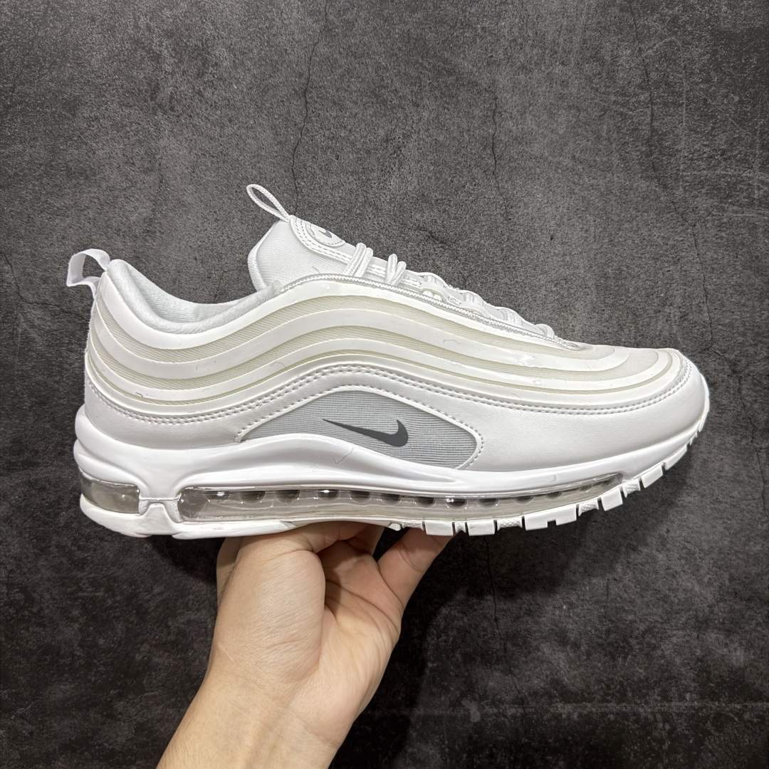 【纯原版】NK Air Max 97 OG 复古运动跑步鞋 白色白猫 FJ2588-100 原装批次子弹 拆解原鞋开发 打造全市场最强版本子弹 这里只对比原鞋原厂TPU反光材料 市场首家原模原气垫 拒绝套用公底原档案Swoosh电绣 卡色匹配原版 尺码：39 40 40.5 41 42 42.5 43 44 44.5 45-选品中心