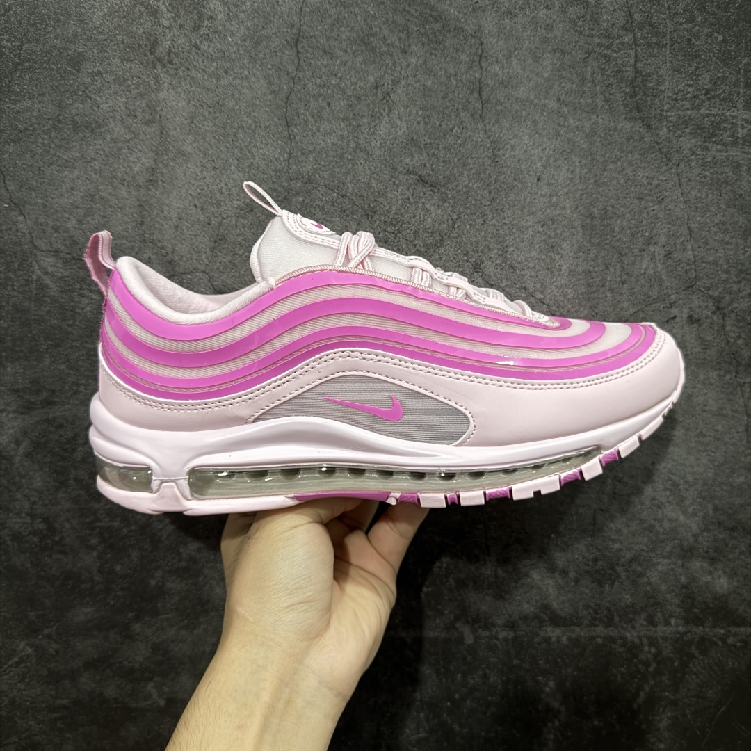 【纯原版】NK Air Max 97 OG 复古运动跑步鞋 米奇粉色 FJ2588-600 原装批次子弹 拆解原鞋开发 打造全市场最强版本子弹 这里只对比原鞋原厂TPU反光材料 市场首家原模原气垫 拒绝套用公底原档案Swoosh电绣 卡色匹配原版 尺码：39 40 40.5 41 42 42.5 43 44 44.5 45-选品中心