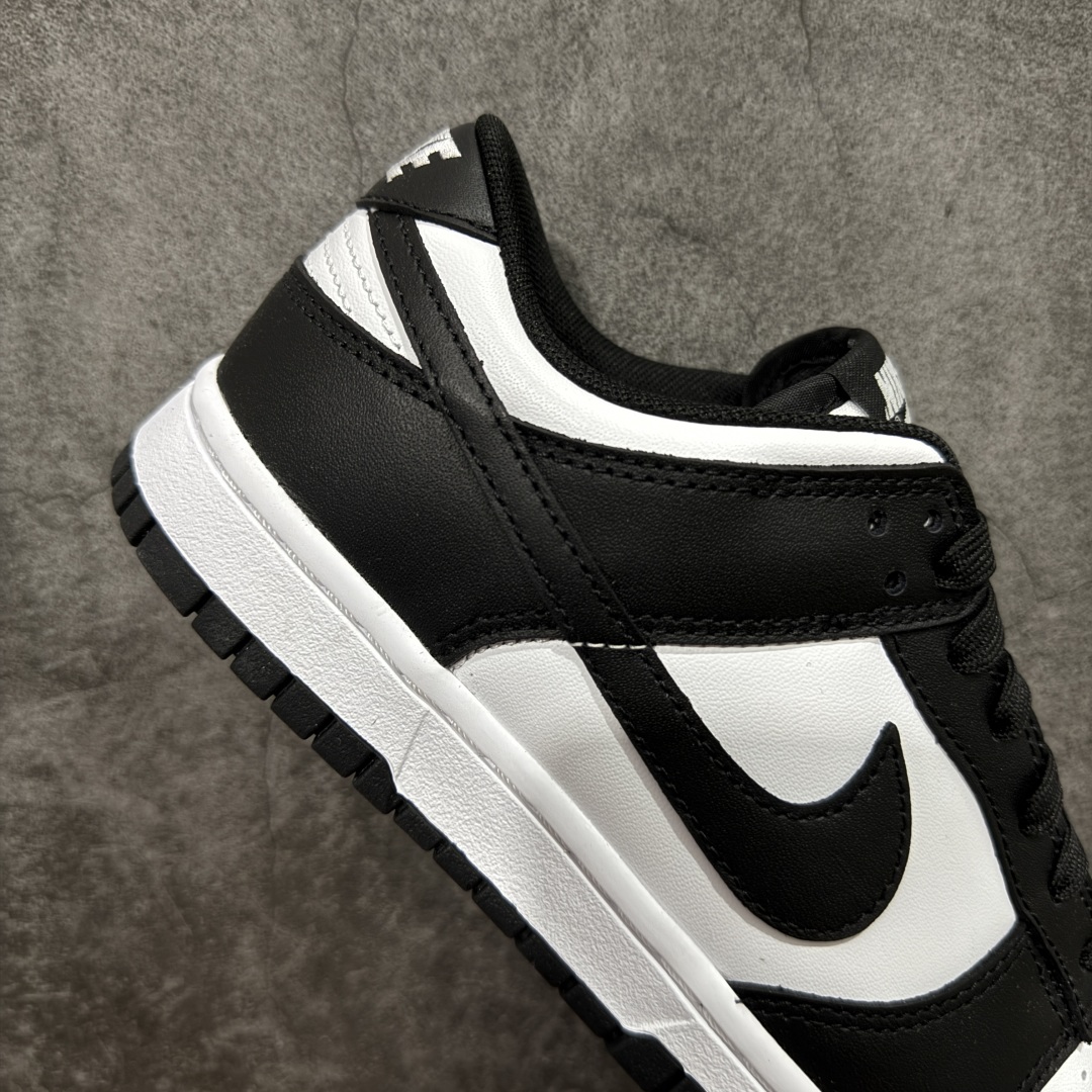 图片[7]-【XC2.0版本】Dunk Low Retro 黑白熊猫 DD1391-100  顶级纯原 外贸专供 全新改版 强力开闸  独家原版原盒开模打造  原厂织唛标 一致匹配原版  原楦原纸板开发 匹配原版98%以上  后跟垫棉独家呈现 后跟反口里弧度正确  全新后跟电绣 电绣针数与正品一致  原厂皮料 质感无敌   皮料切割干净 无任何毛边 清洁度细节完美  尺码：35.5 36 36.5 37.5 38 38.5 39 40 40.5 41 42 42.5 43 44 44.5 45 46 47.5 48.5-选品中心