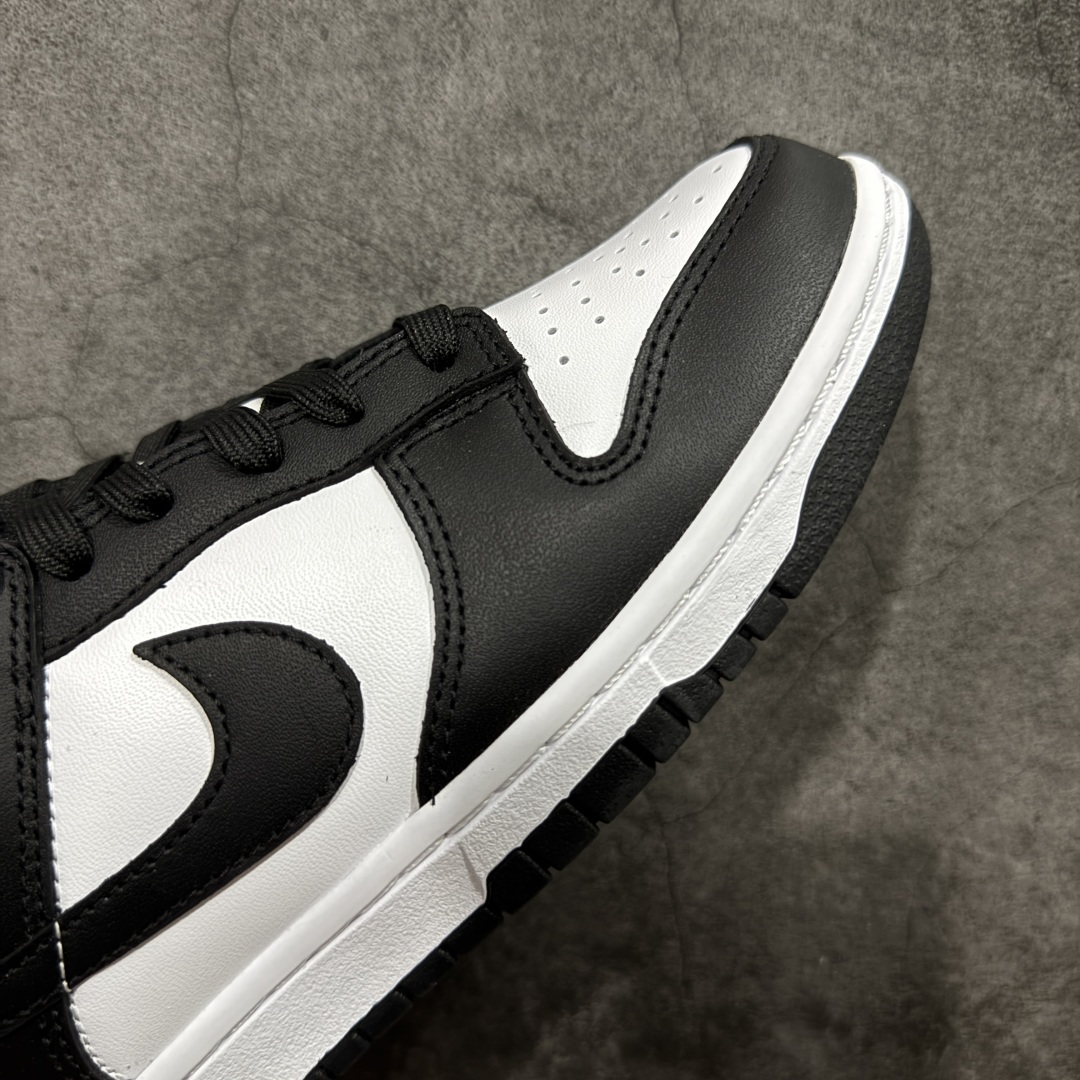 图片[6]-【XC2.0版本】Dunk Low Retro 黑白熊猫 DD1391-100  顶级纯原 外贸专供 全新改版 强力开闸  独家原版原盒开模打造  原厂织唛标 一致匹配原版  原楦原纸板开发 匹配原版98%以上  后跟垫棉独家呈现 后跟反口里弧度正确  全新后跟电绣 电绣针数与正品一致  原厂皮料 质感无敌   皮料切割干净 无任何毛边 清洁度细节完美  尺码：35.5 36 36.5 37.5 38 38.5 39 40 40.5 41 42 42.5 43 44 44.5 45 46 47.5 48.5-选品中心