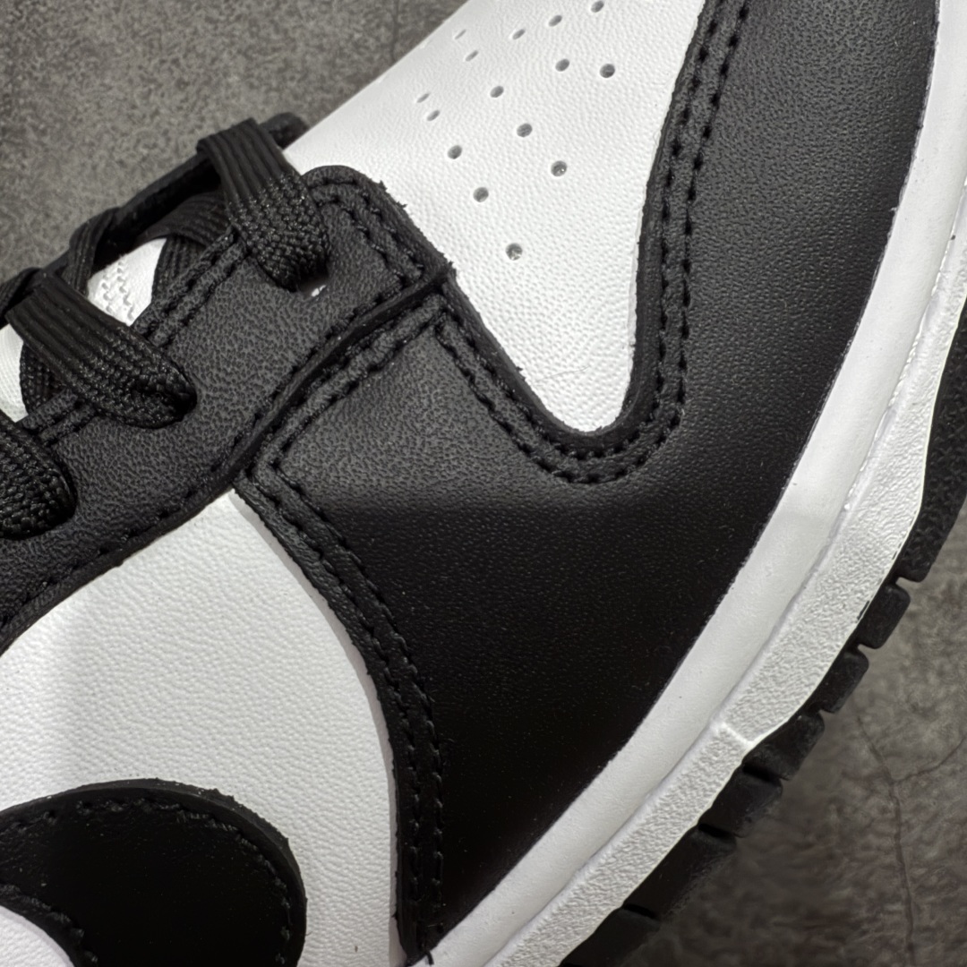 图片[4]-【XC2.0版本】Dunk Low Retro 黑白熊猫 DD1391-100  顶级纯原 外贸专供 全新改版 强力开闸  独家原版原盒开模打造  原厂织唛标 一致匹配原版  原楦原纸板开发 匹配原版98%以上  后跟垫棉独家呈现 后跟反口里弧度正确  全新后跟电绣 电绣针数与正品一致  原厂皮料 质感无敌   皮料切割干净 无任何毛边 清洁度细节完美  尺码：35.5 36 36.5 37.5 38 38.5 39 40 40.5 41 42 42.5 43 44 44.5 45 46 47.5 48.5-选品中心