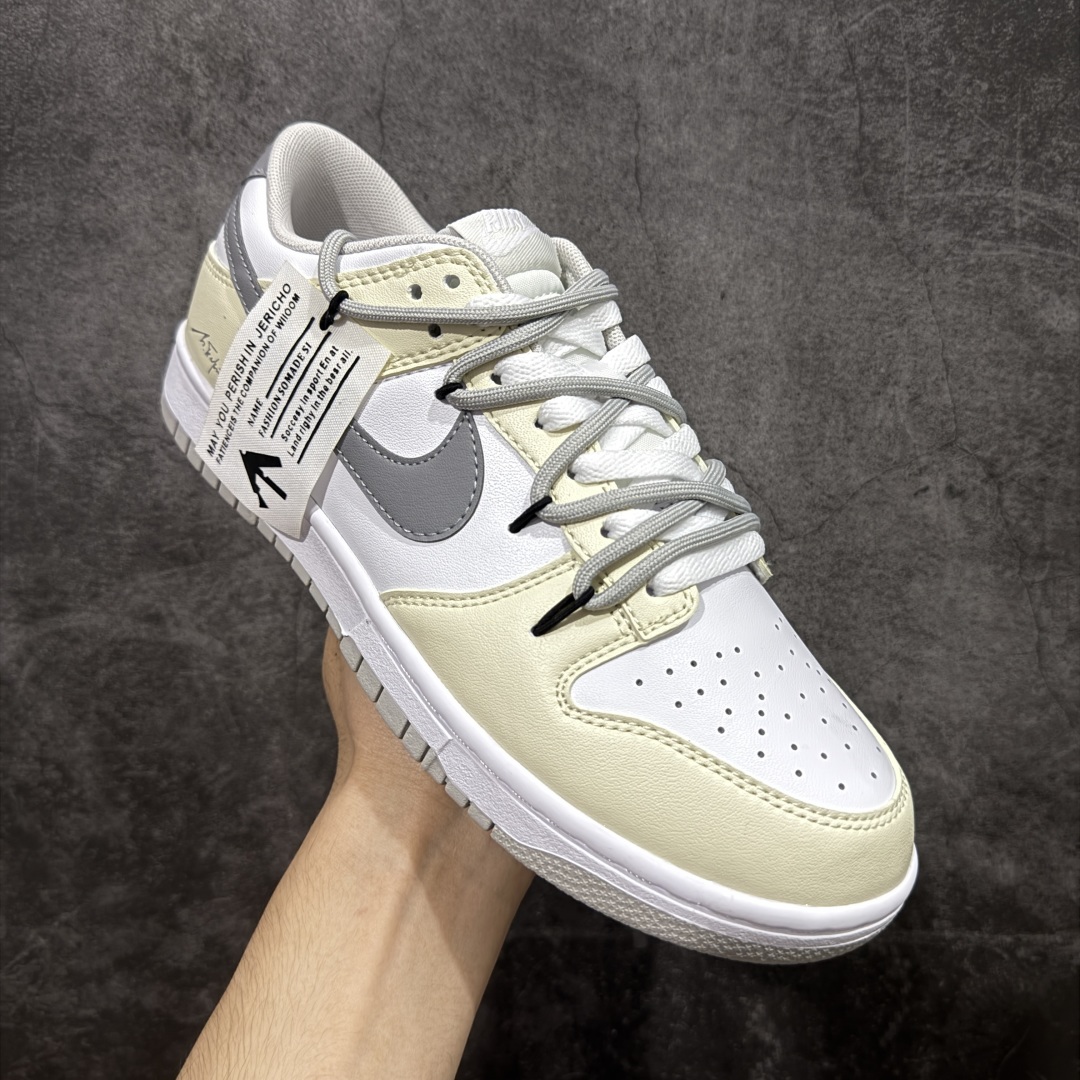 图片[3]-【定制K版】Nike Dunk Low 云影灰棕 灰白 货号：HF0730-160 尺码：36 36.5 37.5 38 38.5 39 40 40.5 41 42 42.5 43 44 44.5 45 46-选品中心