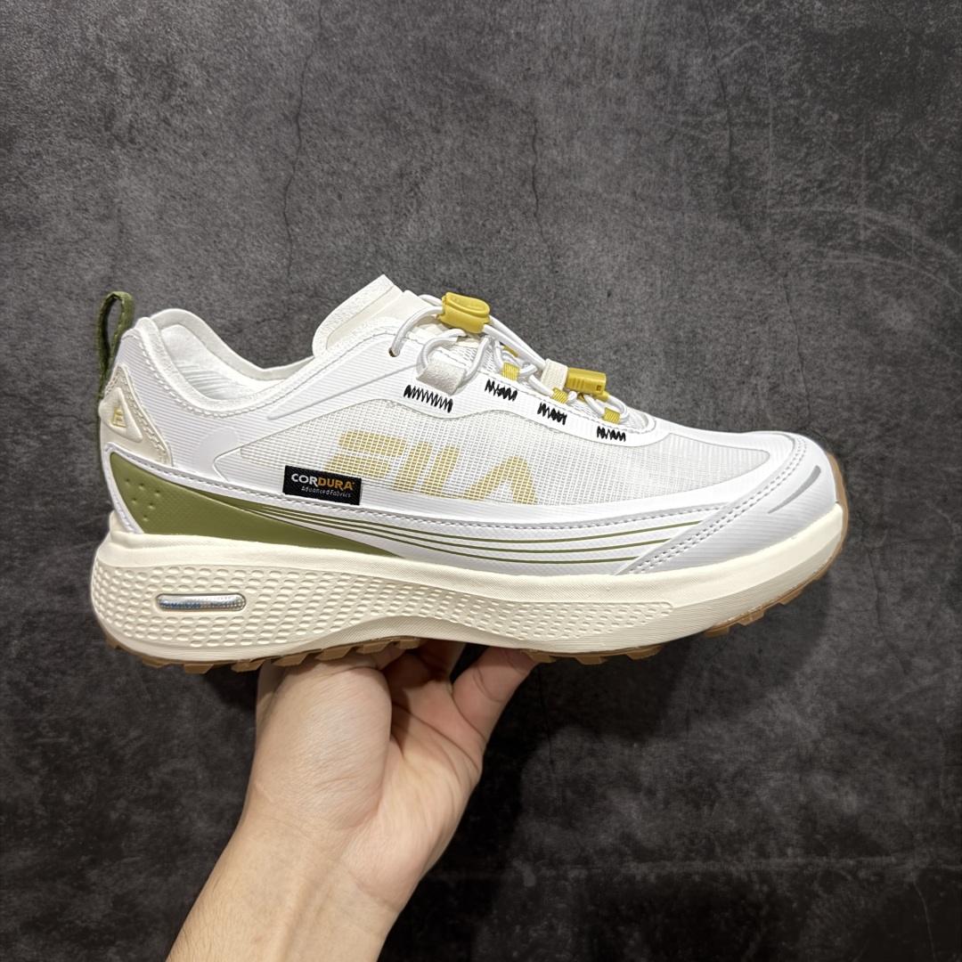 【纯原M版】FILA斐乐 NUVOLE 3 ATR 柔云3 舒适休闲运动简约减震耐磨透气低帮户外功能鞋 鞋头防撞设计 Cordura鞋面 耐撕抗造 弹性束带设计 松紧自如 便捷调节 轻质橡胶大底 中底搭载柔能科技 尺码：40-45-选品中心