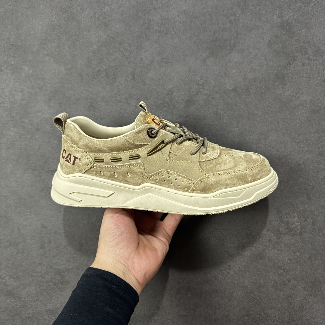 【公司级】2025ssCAT/卡特 硬汉推土机品牌渠道外贸订单 重磅销量款Footwear 8系列 国内专柜暂时无售 同版型经典热销款 原盒防伪一应俱全 海淘平台渠道专供版本 全鞋都是意大利进口牛麂真皮材料 手工缝线固特异永不开胶 轻便防滑耐磨大底 舒适性极高 秋冬季户外踏青首选 尺码:39 40 41 42 43 44(标准码) 编码:TLB300310-选品中心