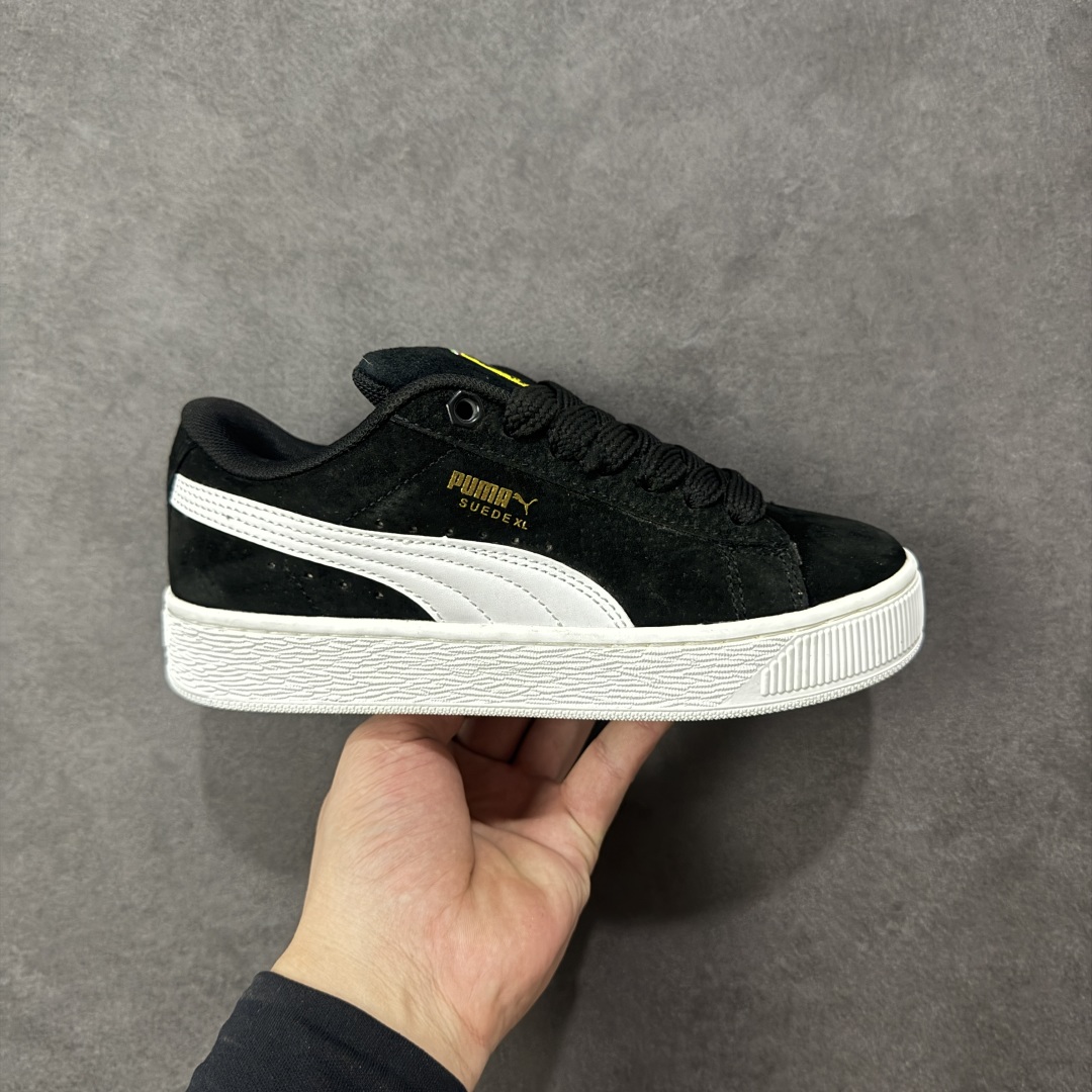 【公司级】PUMA彪马 Suede XL 圆头面包鞋 第5色: 黑黄白 货号:308220-01 尺码:36-45带半码 编码:YBB190200-选品中心