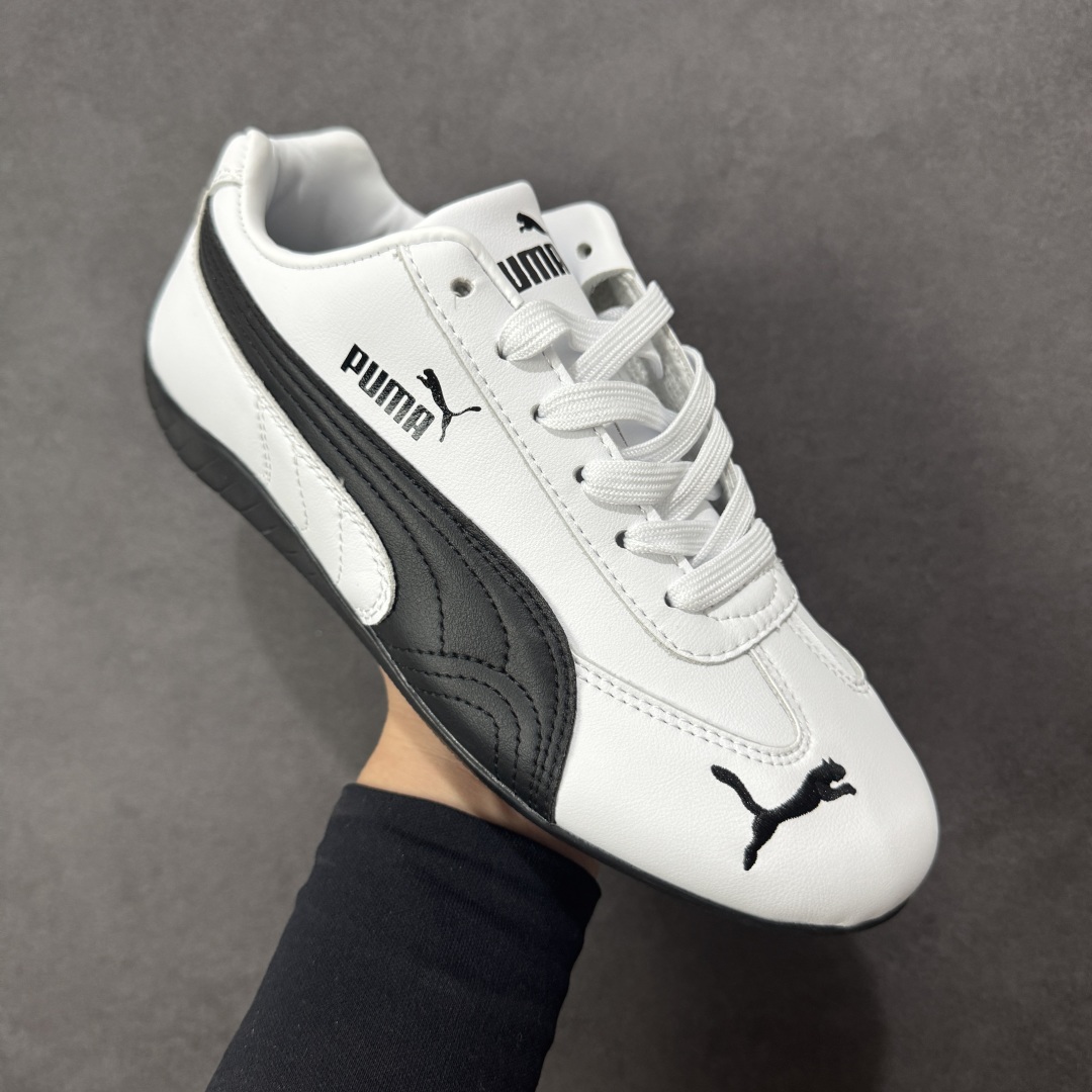 图片[3]-【公司级】Puma Speedcat OG Sparco 彪马罗马阿莫尔系列 复古运动休闲赛车跑鞋 以趣味十足又前卫复古的设计引领潮流 将赛道精神融入街头时尚 开启前卫竞速之旅 主打前卫复古风 Roma鞋款的鞋侧以复古的流线造型 而Speedcat鞋款以亮眼三色条纹元素缀以舒适鞋面赋予了独特的个性美学 演绎赛车的无尽能量 货号：401603-02 尺码：36-45带半码 编码：YBB190200-选品中心