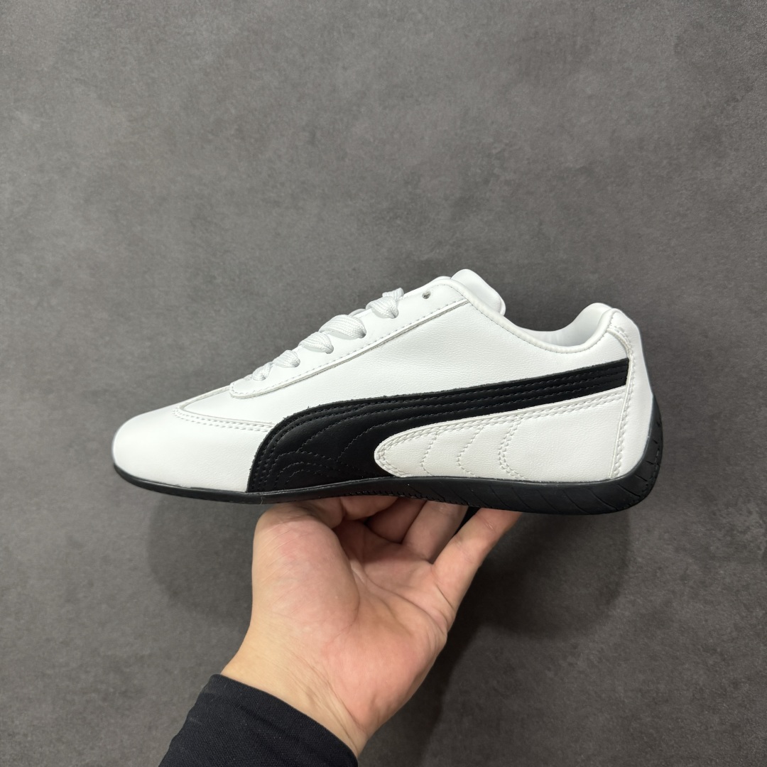 图片[2]-【公司级】Puma Speedcat OG Sparco 彪马罗马阿莫尔系列 复古运动休闲赛车跑鞋 以趣味十足又前卫复古的设计引领潮流 将赛道精神融入街头时尚 开启前卫竞速之旅 主打前卫复古风 Roma鞋款的鞋侧以复古的流线造型 而Speedcat鞋款以亮眼三色条纹元素缀以舒适鞋面赋予了独特的个性美学 演绎赛车的无尽能量 货号：401603-02 尺码：36-45带半码 编码：YBB190200-选品中心
