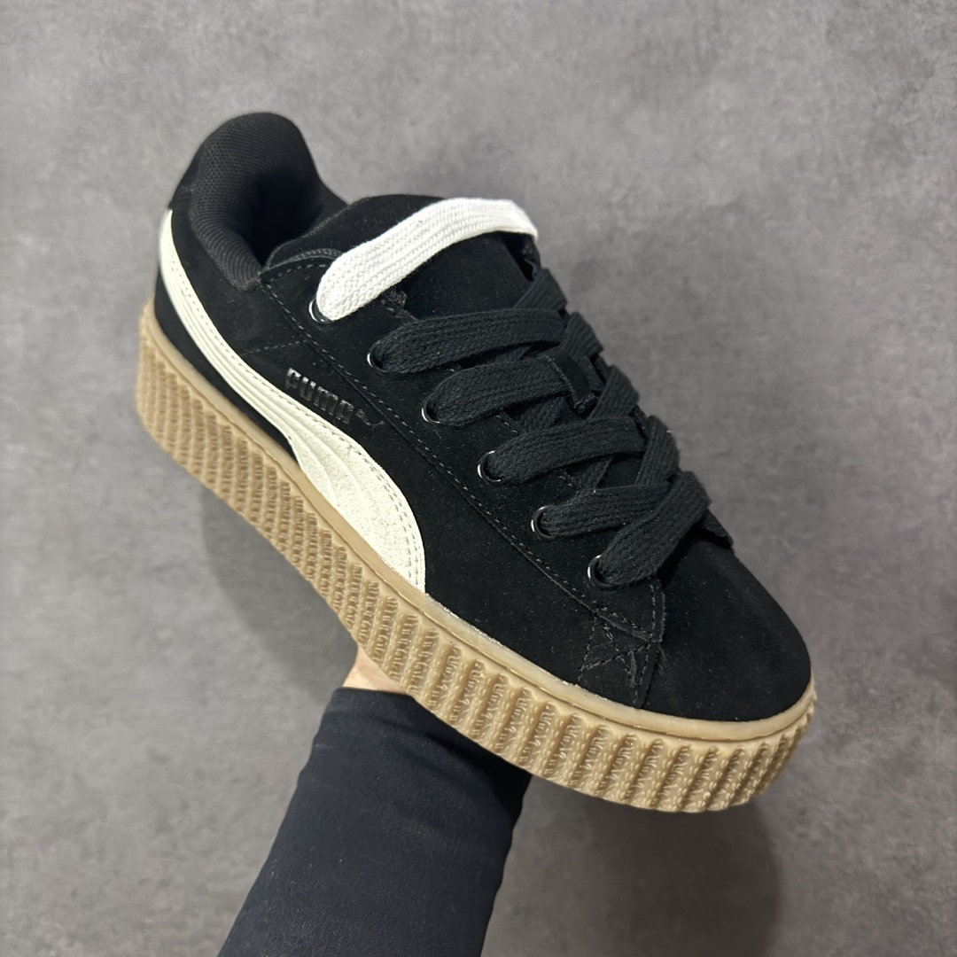 图片[3]-【公司级】Rihanna x Puma Creeper Velvet 彪马蕾哈娜增高松糕厚底板鞋 外贸独立原厂订单 真正TR底 此材料优点是不会受到外界环境气温变化 防滑耐磨 并非市面橡胶合成底 独家SW钢印记号 货号：396403-01 尺码：35.5-45带半码-选品中心
