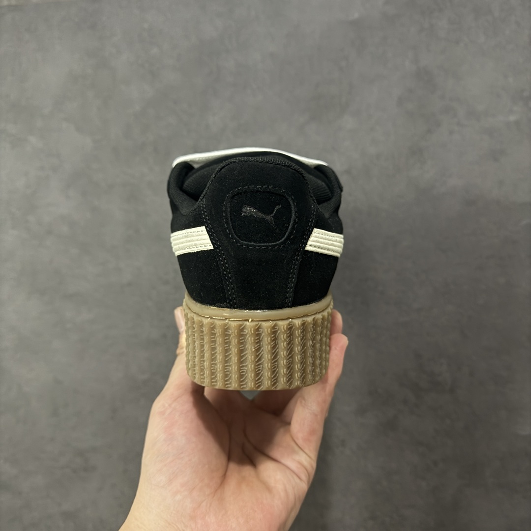 图片[4]-【公司级】Rihanna x Puma Creeper Velvet 彪马蕾哈娜增高松糕厚底板鞋 外贸独立原厂订单 真正TR底 此材料优点是不会受到外界环境气温变化 防滑耐磨 并非市面橡胶合成底 独家SW钢印记号 货号：396403-01 尺码：35.5-45带半码-选品中心