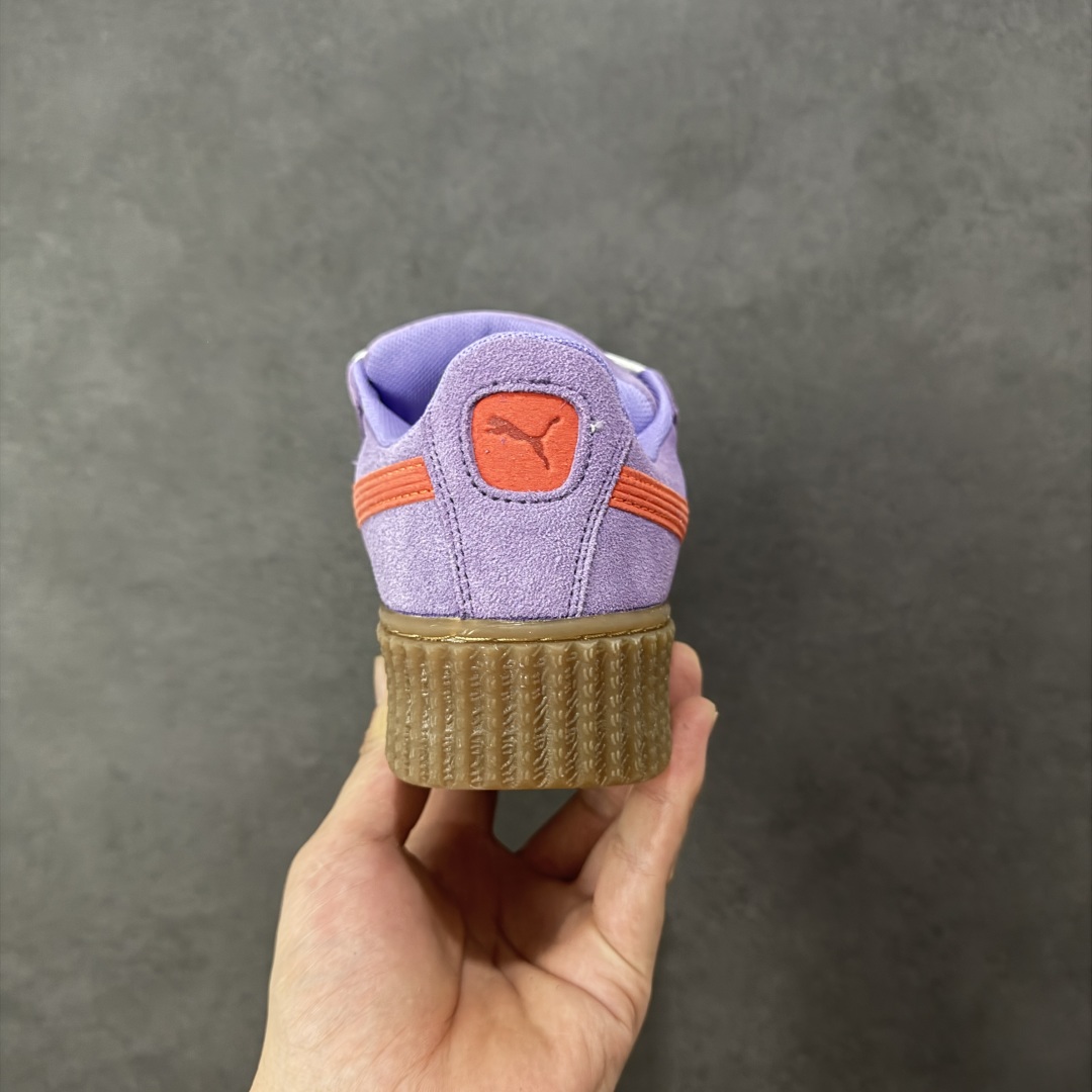 图片[4]-【公司级】Rihanna x Puma Creeper Velvet 彪马蕾哈娜增高松糕厚底板鞋 外贸独立原厂订单 真正TR底 此材料优点是不会受到外界环境气温变化 防滑耐磨 并非市面橡胶合成底 独家SW钢印记号 货号：396403-03 尺码：35.5-45带半码-选品中心