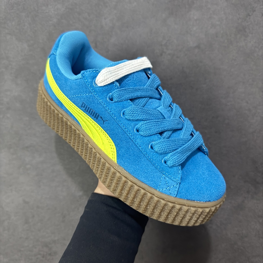 图片[3]-【公司级】Rihanna x Puma Creeper Velvet 彪马蕾哈娜增高松糕厚底板鞋 外贸独立原厂订单 真正TR底 此材料优点是不会受到外界环境气温变化 防滑耐磨 并非市面橡胶合成底 独家SW钢印记号 货号：396403-03 尺码：35.5-45带半码-选品中心