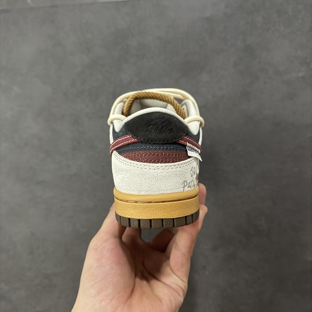 图片[4]-【YC纯原】Nike SB Dunk Low 绑带 周年高端定制 低帮休闲板鞋 HQ3459-212  #定制鞋盒 超高清洁度 皮料切割干净无任何毛边 细节完美   尺码：36 36.5 37.5 38 38.5 39 40 40.5 41 42 42.5 43 44 编码：HXSB330340-选品中心