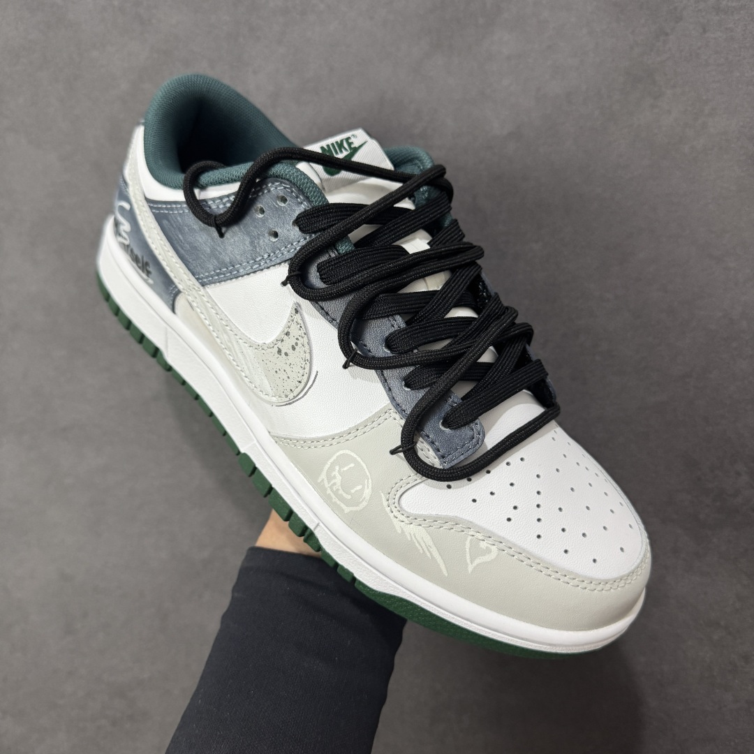图片[3]-【YC纯原】Nike SB Dunk Low 绑带 周年高端定制 低帮休闲板鞋 DV0833-111  #定制鞋盒 超高清洁度 皮料切割干净无任何毛边 细节完美   尺码：36 36.5 37.5 38 38.5 39 40 40.5 41 42 42.5 43 44 编码：HXSB330340-选品中心