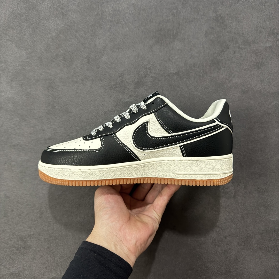 图片[2]-【定制版】Nike Air Force 1\’07 Low 斯图西联名 米黑生胶底 空军一号低帮休闲板鞋  #原楦头原纸板 原装鞋盒 定制五金配件 内置全掌气垫 原厂鞋底 货号：DD1982-323  尺码：36 36.5 37.5 38 38.5 39 40 40.5 41 42 42.5 43 44 44.5 45-选品中心