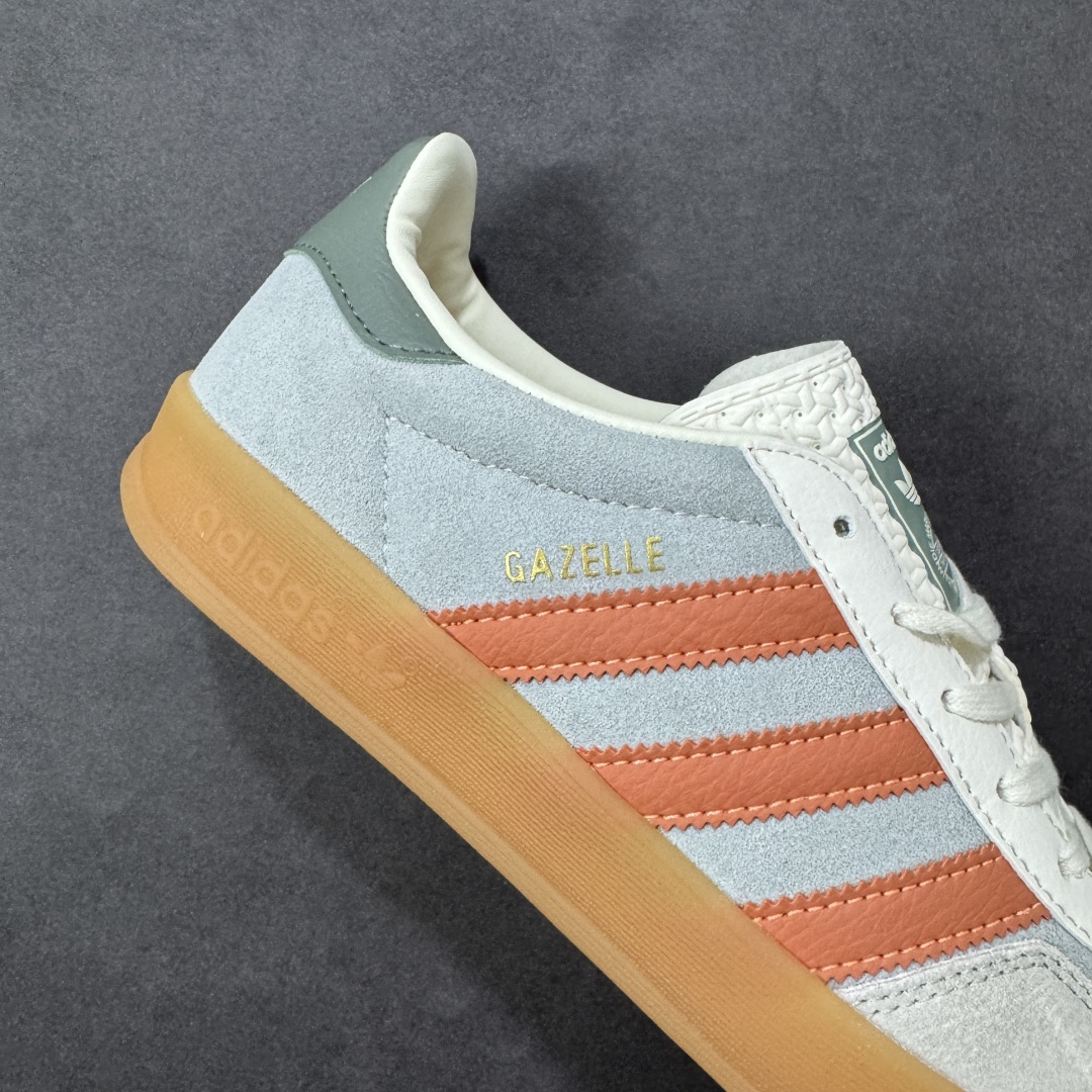图片[6]-【公司级D版】AD Gazelle Indoor Trainers 羚羊内训系列低帮复古百搭休闲运动德训风板鞋 JQ0011 90年代经典的复刻版！自60年代以足球训练鞋面世以来,Gazelle就以其经典设计席卷全球。1991年版本的复刻,再造经典Gazelle。采用皮革打造,搭配浊色细节,让这款经典更加简约。 尺码：35.5-45 编码：YQB200210-选品中心
