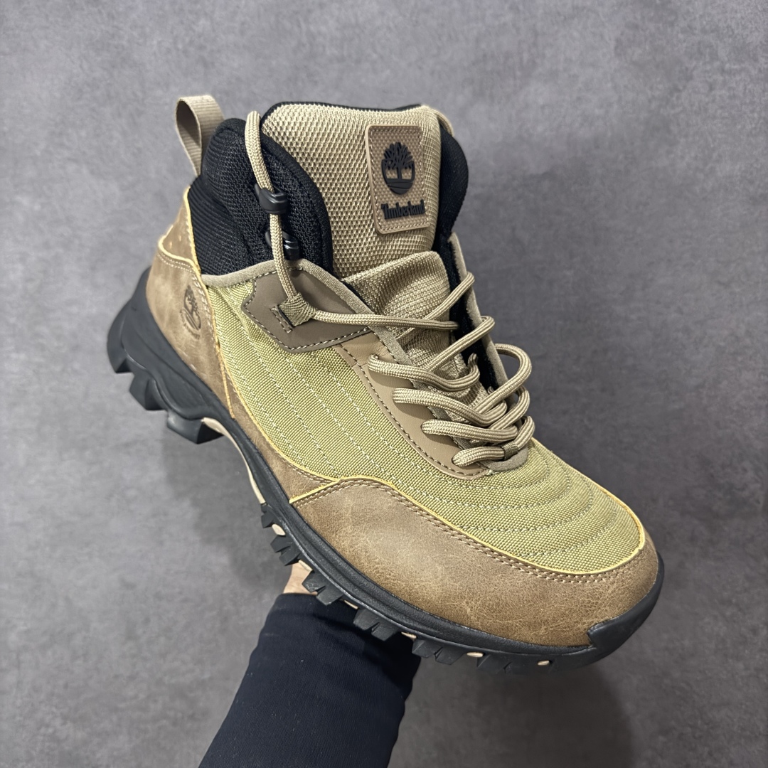 图片[3]-【公司级】Timberland添柏岚 LACE HKR BOOST 户外防水抓地 中帮耐磨登山鞋 防水皮革与环保织物拼接材质鞋面 舒适透气 鞋内里采用环保再利用织物 及舒缓疲劳可拆卸鞋垫 方便快速系带系统及顶部鞋带钩 及橡胶抓地齿大底 货号：TB 0A6CH5 EMI 尺码：39-46-选品中心