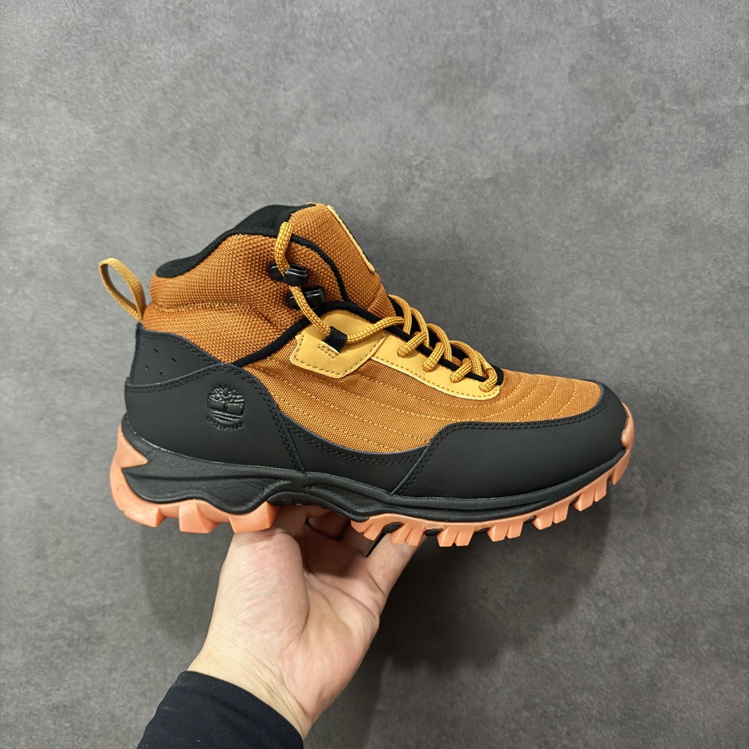 【公司级】Timberland添柏岚 LACE HKR BOOST 户外防水抓地 中帮耐磨登山鞋 防水皮革与环保织物拼接材质鞋面 舒适透气 鞋内里采用环保再利用织物 及舒缓疲劳可拆卸鞋垫 方便快速系带系统及顶部鞋带钩 及橡胶抓地齿大底 货号：TB 0A6CH5 EDM 尺码：39-46-选品中心