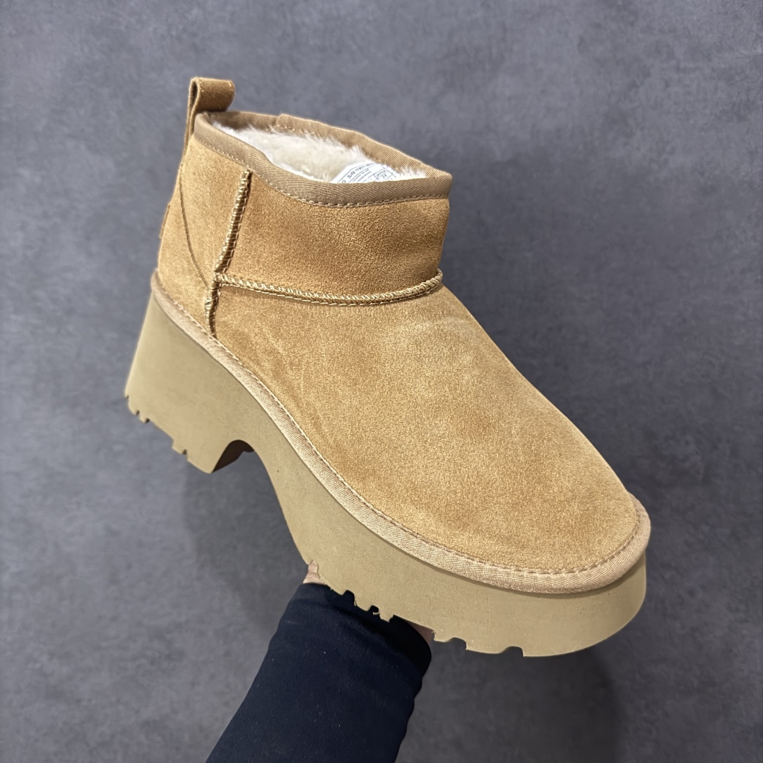 图片[3]-【广东纯原版】UGG Coquette Slipper 7CM厚底人鱼雪地靴系列8311 #小红书爆款 24ss秋冬新款低筒厚底毛绒包头雪地靴 隆丰皮料生产 羊绒鞋垫 冬季保暖外出 家居都是很适合的选择 近年uug推出款式系列 局部偏向年轻消费者喜好 也走到时尚潮流穿搭的前沿 鞋身材质UGGPURE™植入式羊毛内底 轻便防滑舒适橡胶外底 品牌LOGO商标 带全套包装 尺码： 35 36 37 38 39 40-选品中心